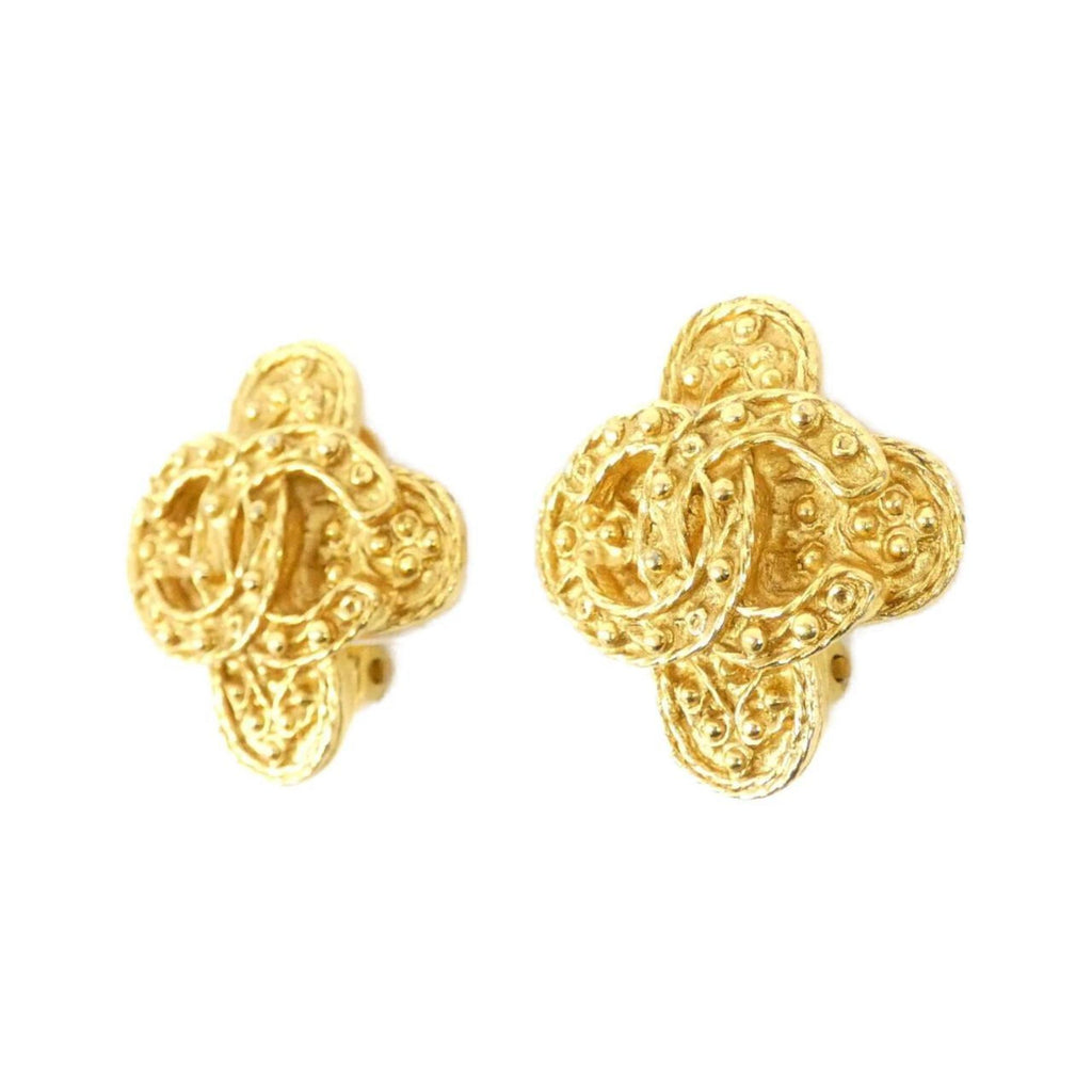 Clip-On Earrings Clip-On Gold-Tone Metal