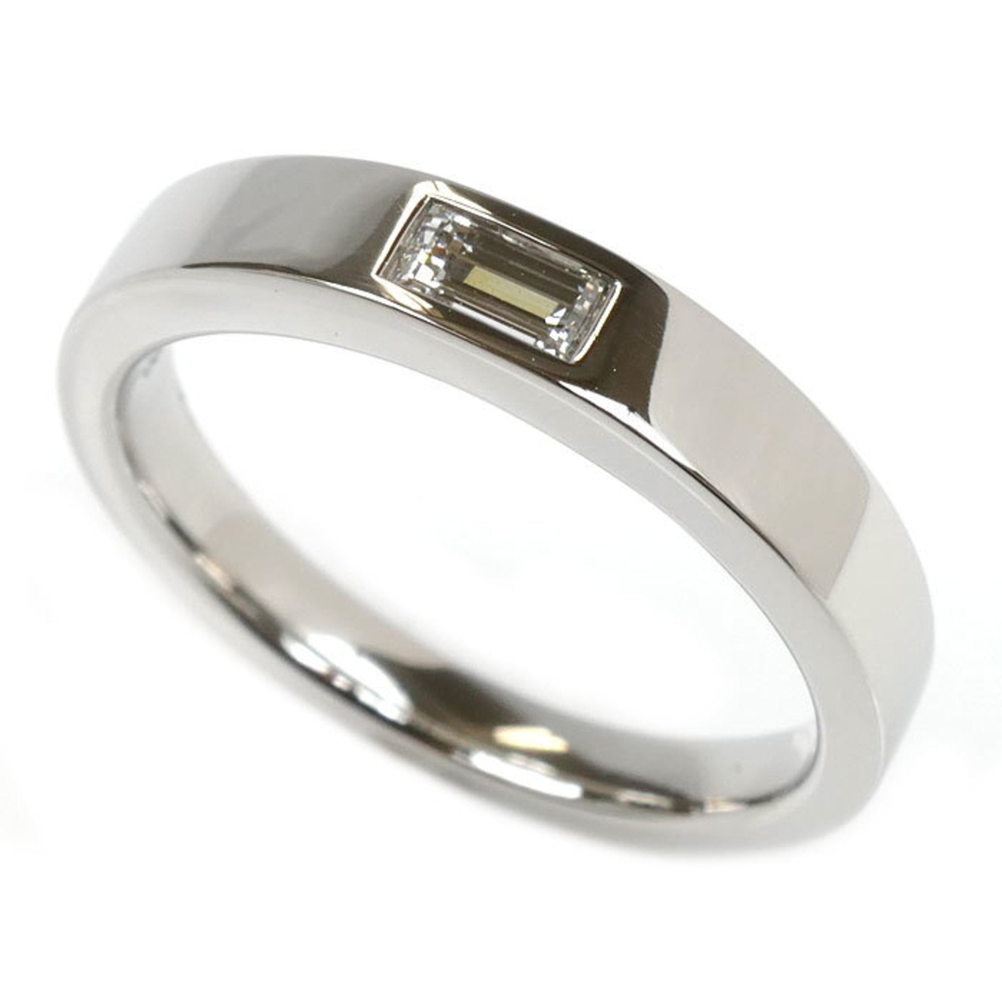 Band Ring Platinum With Diamond