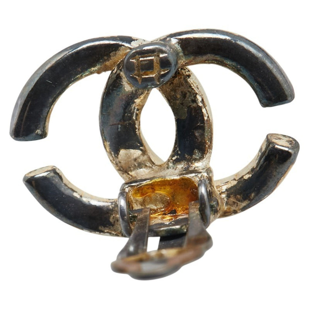 CC Logo Clip-On Earrings Metal