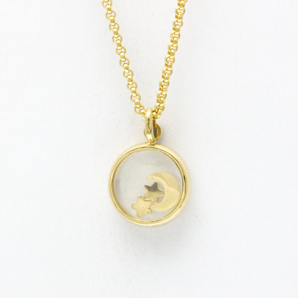 Pendant Necklace 18K Yellow Gold with Diamond