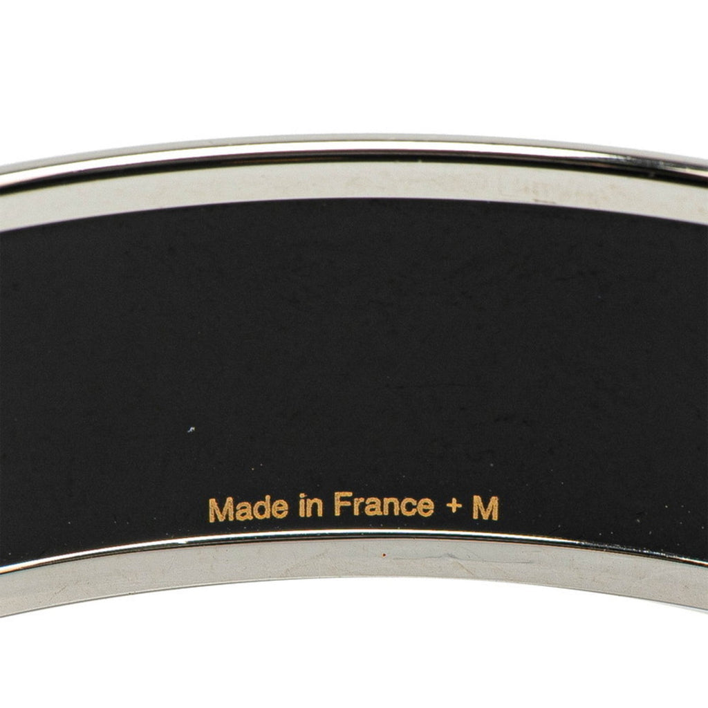 Enamel Bangle Metal Green Multi-Color Silver Bracelet