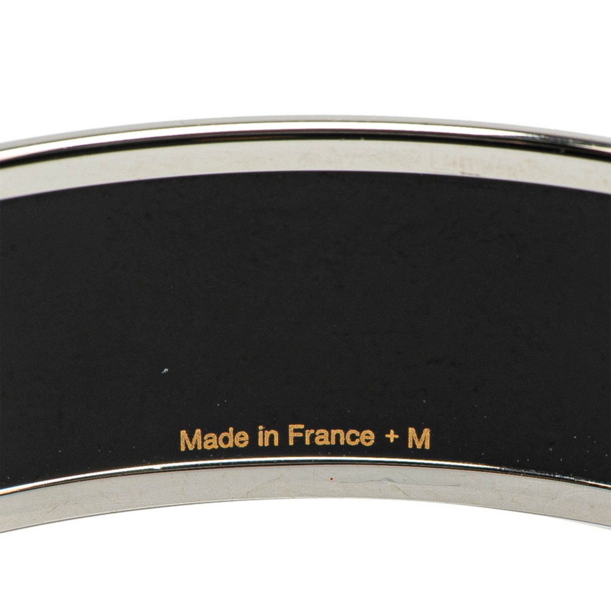 Enamel Bangle Metal Green Multi-Color Silver Bracelet