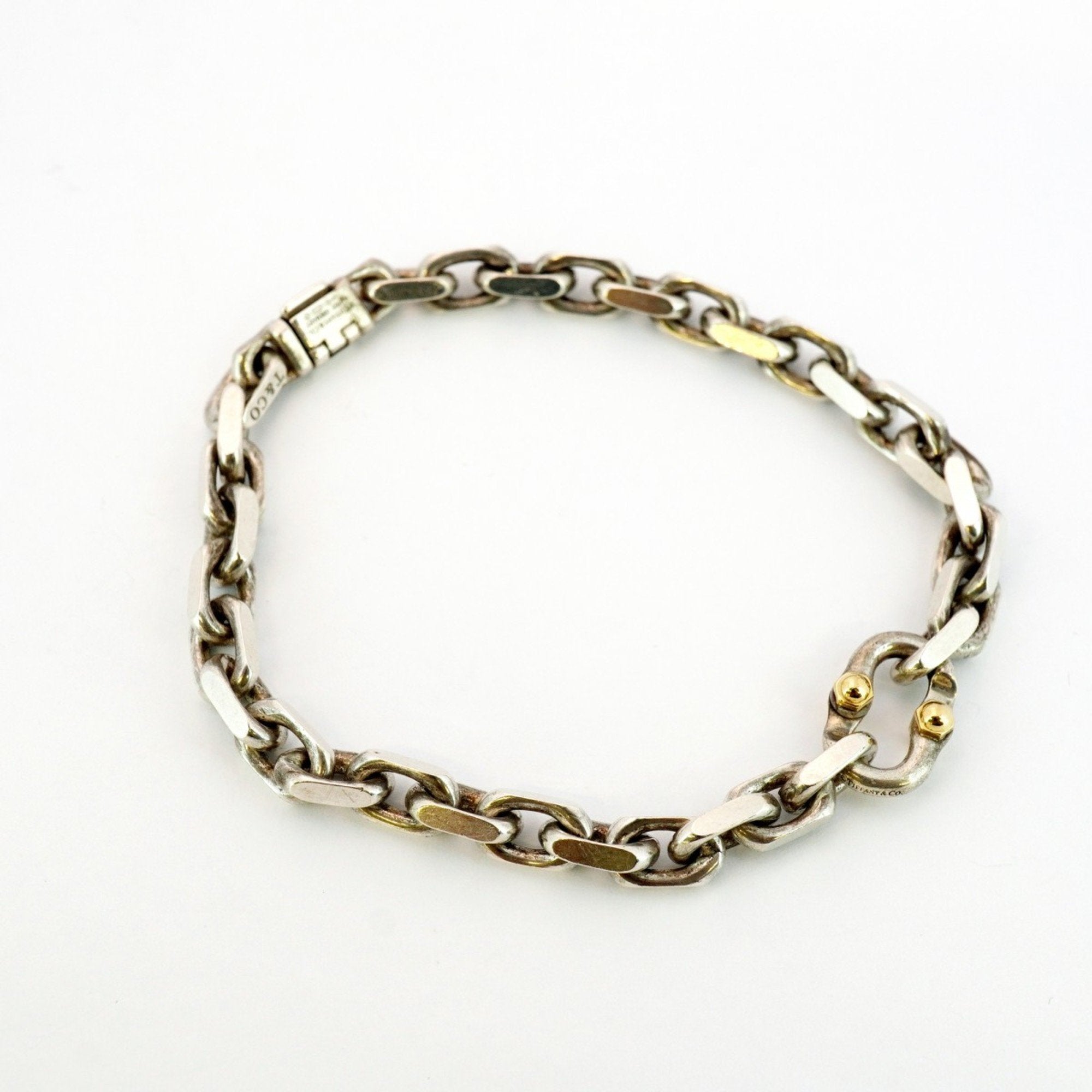 Bracelet 18K Yellow Gold and Sterling Silver
