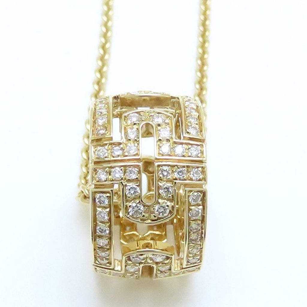 Parentesi Pendant Necklace 18K Yellow Gold with Diamond