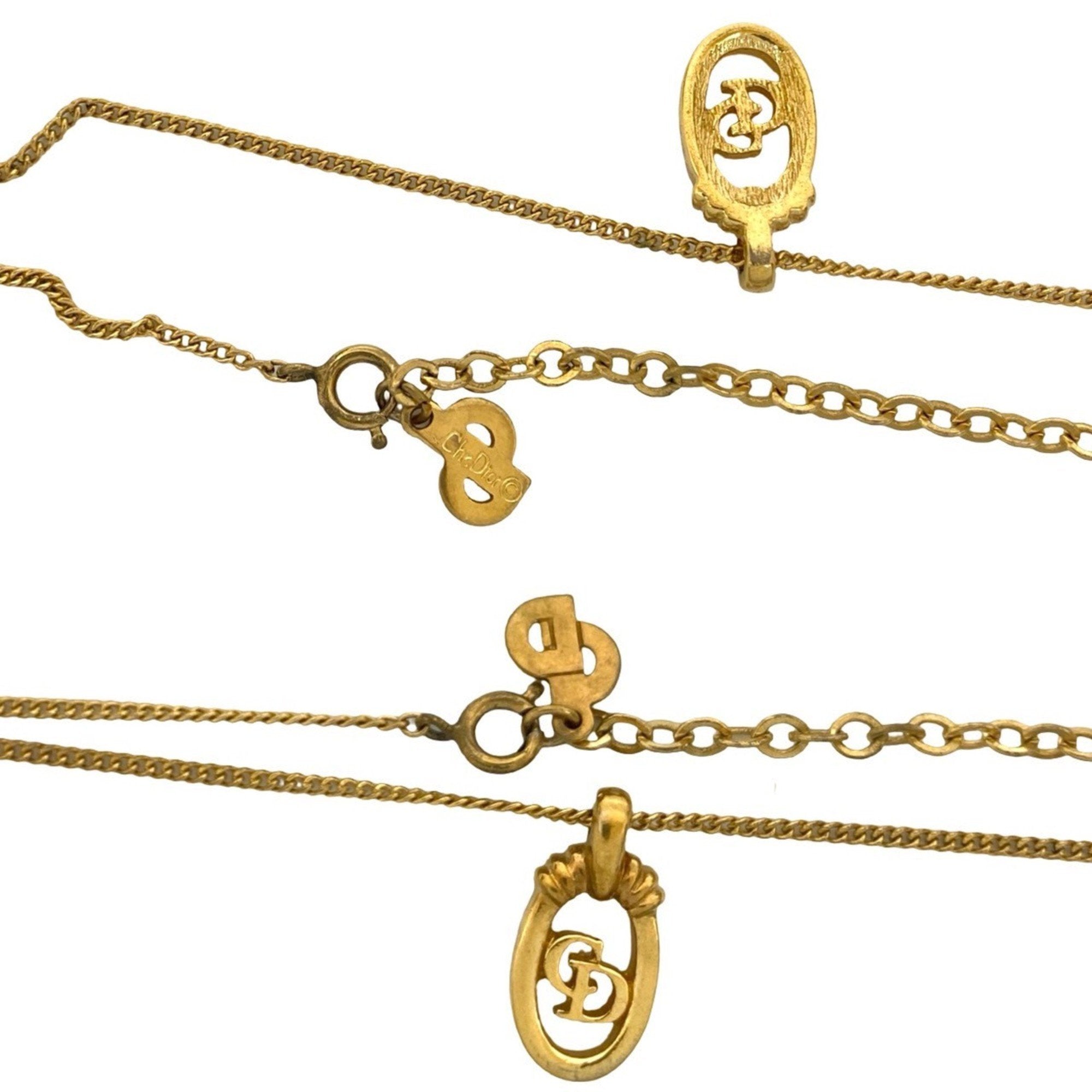 Earrings Logo Gold-Tone Metal