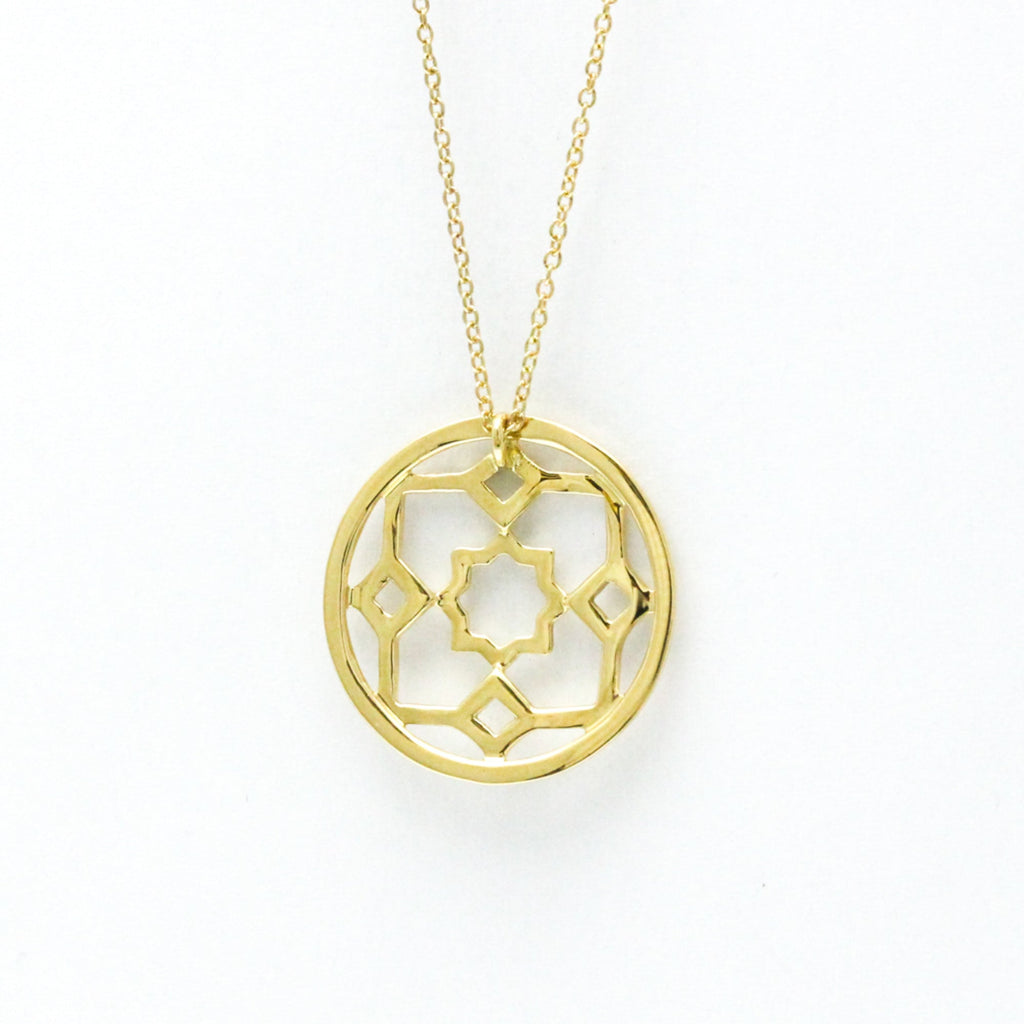 Marrakech Pendant Necklace 18K Yellow Gold