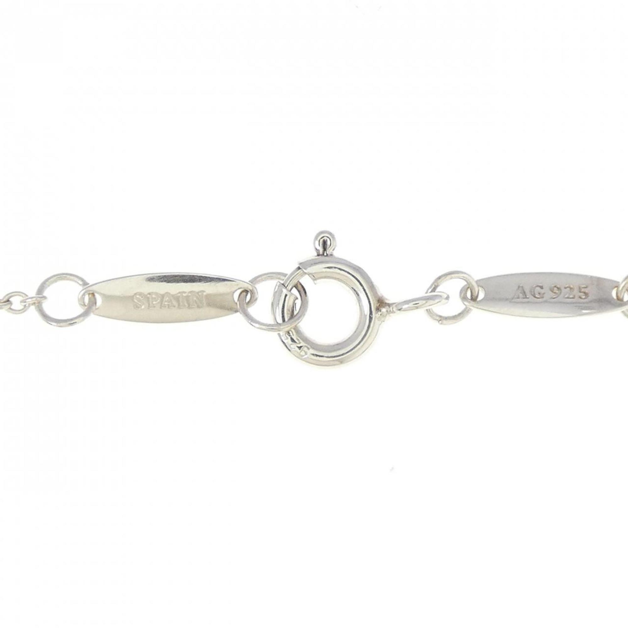 Elsa Peretti Diamonds By The Yard Pendant Necklace Sterling Silver and Diamond