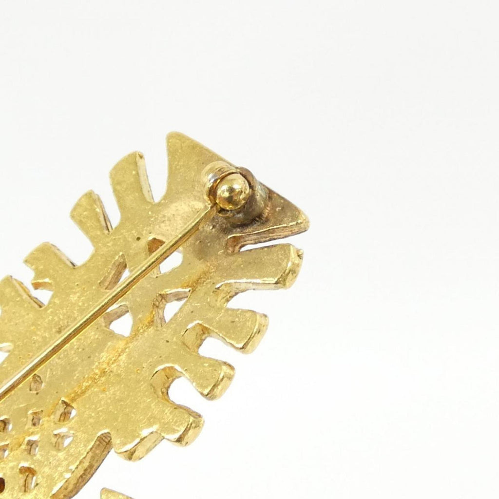 Brooch Gold-Tone Metal