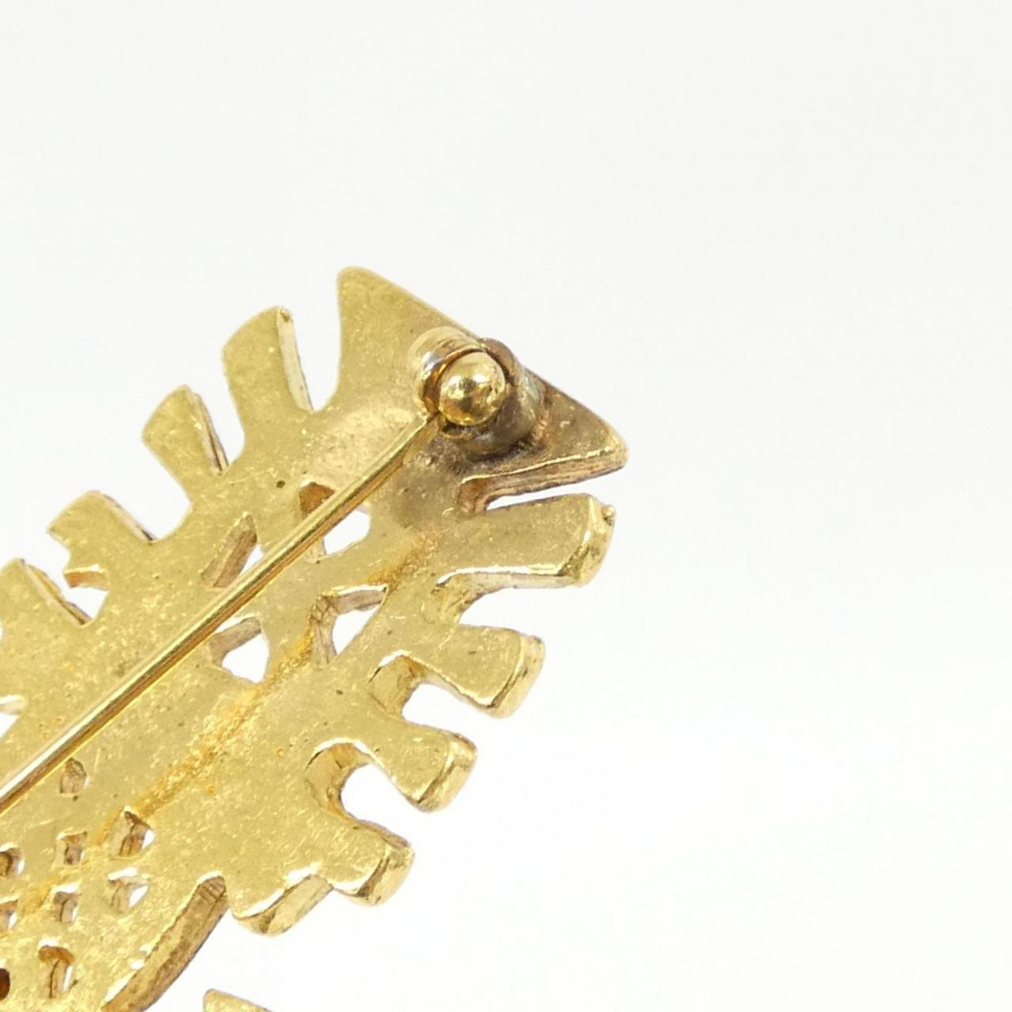 Brooch Gold-Tone Metal