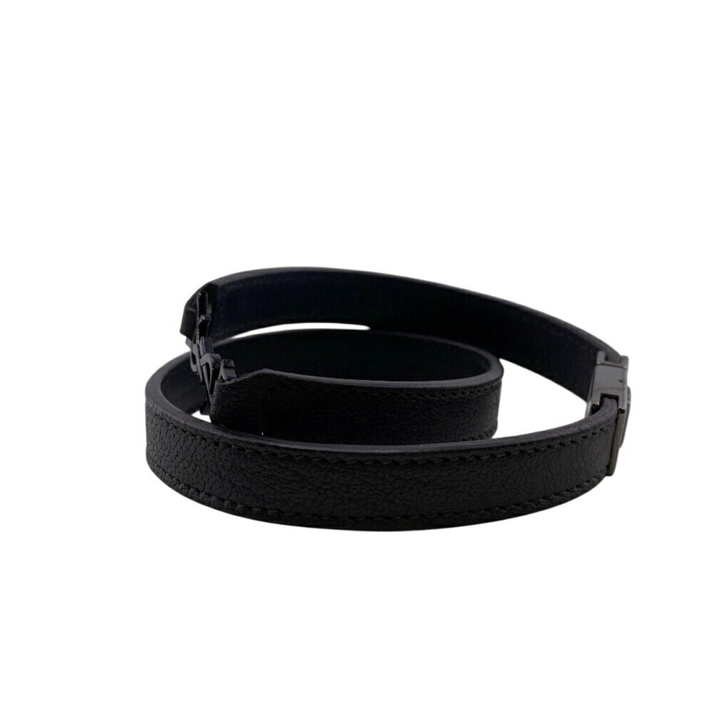 Ankle Bracelet Leather Black