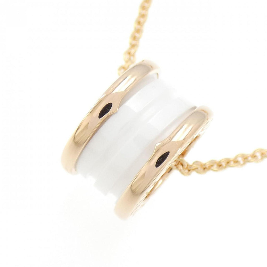 B.Zero1 Pendant Necklace Ceramic and 18K Rose Gold