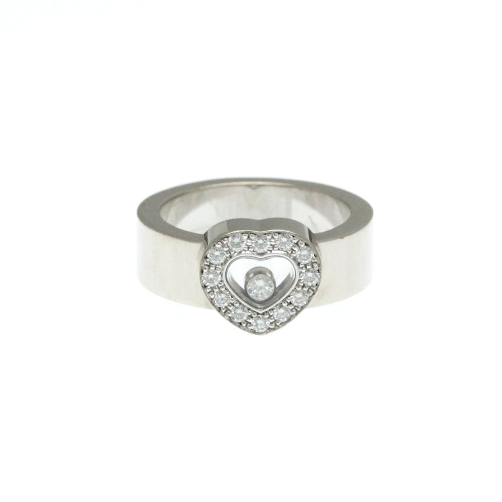 Band Ring 18K White Gold with Diamond