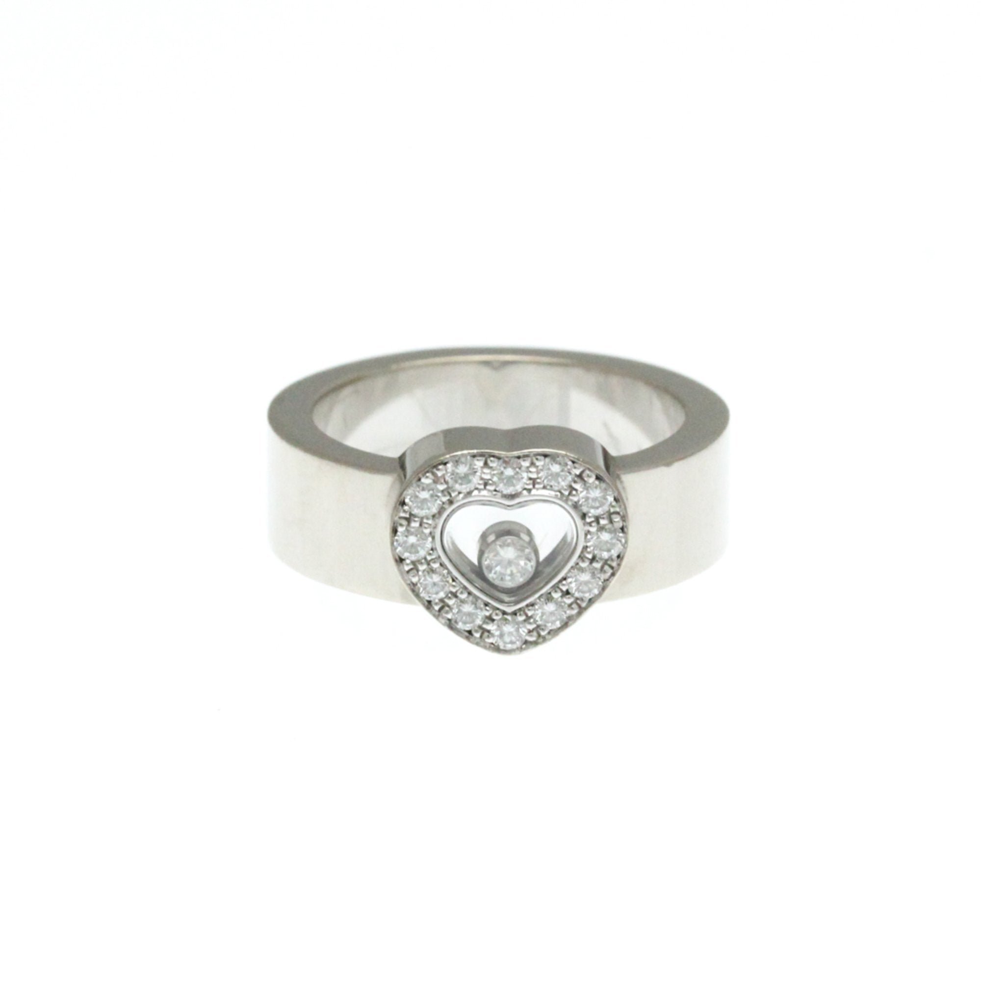 Band Ring 18K White Gold with Diamond