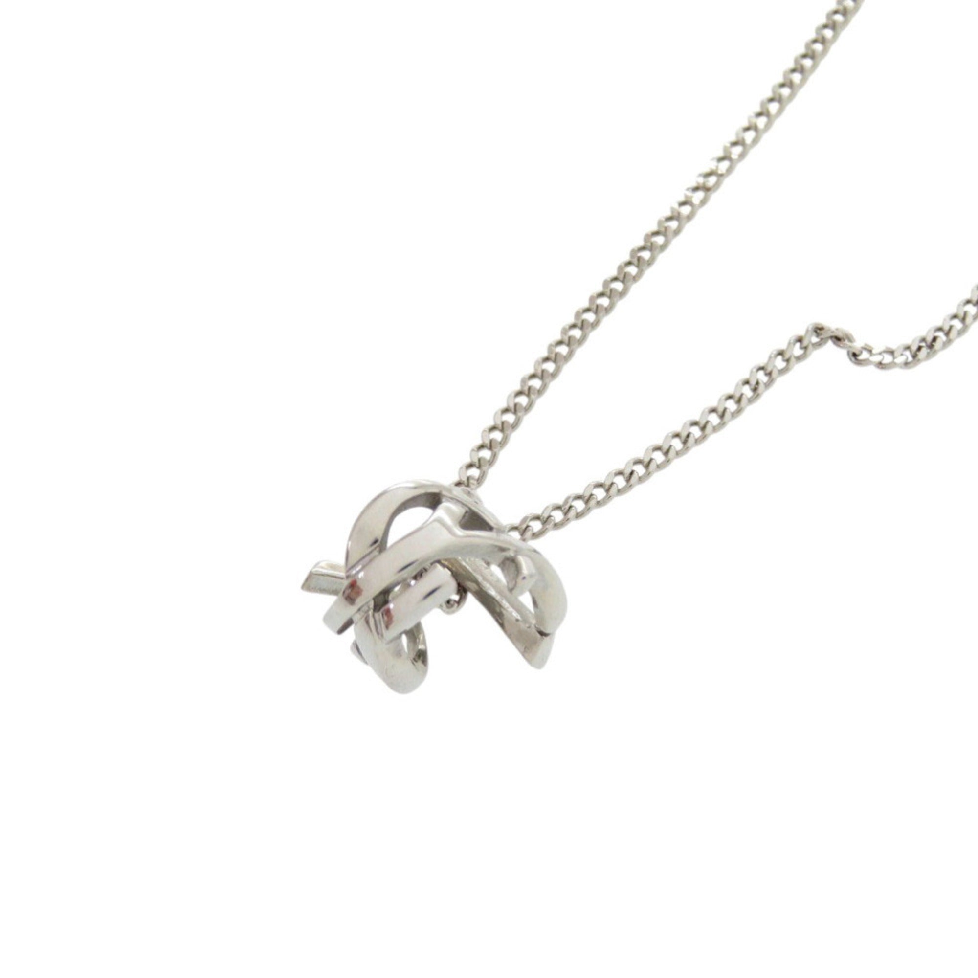 Pendant Necklace Metal Silver