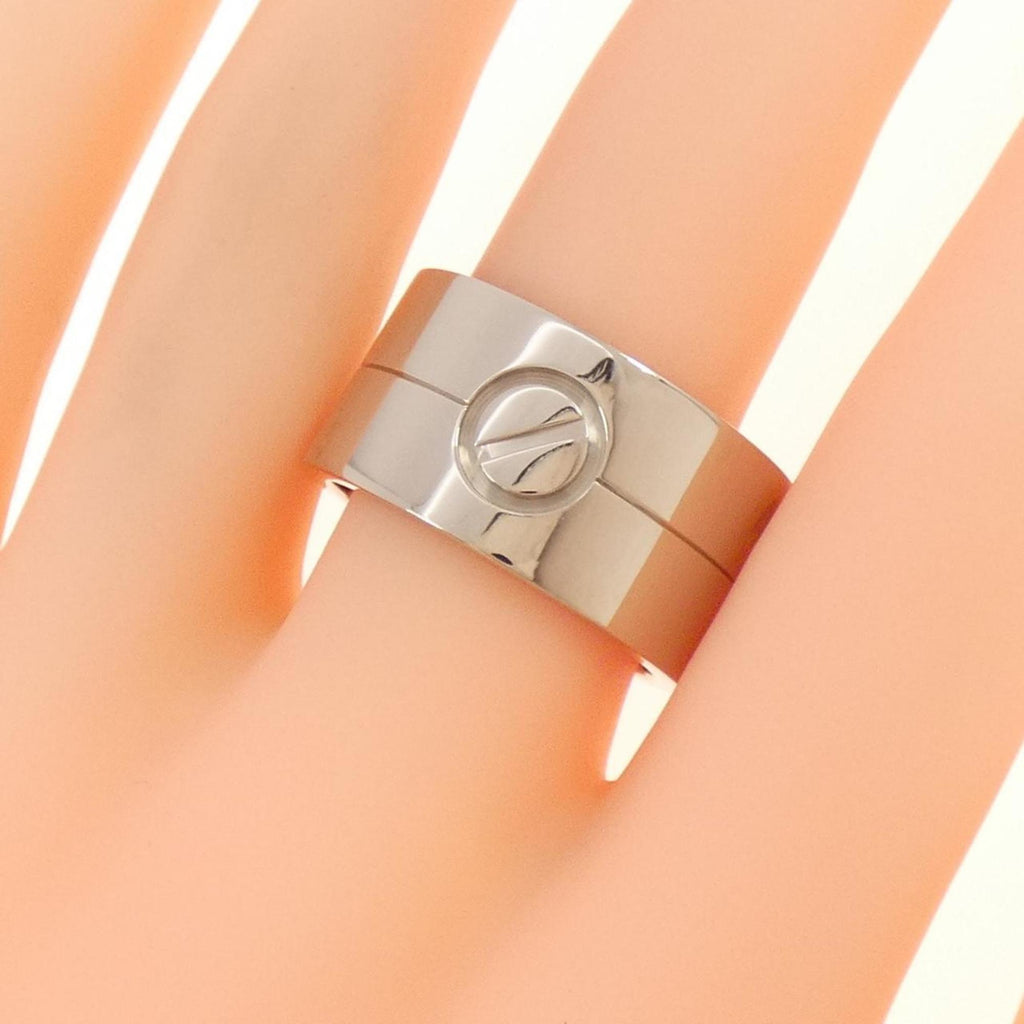 Love Band Ring 18K White Gold