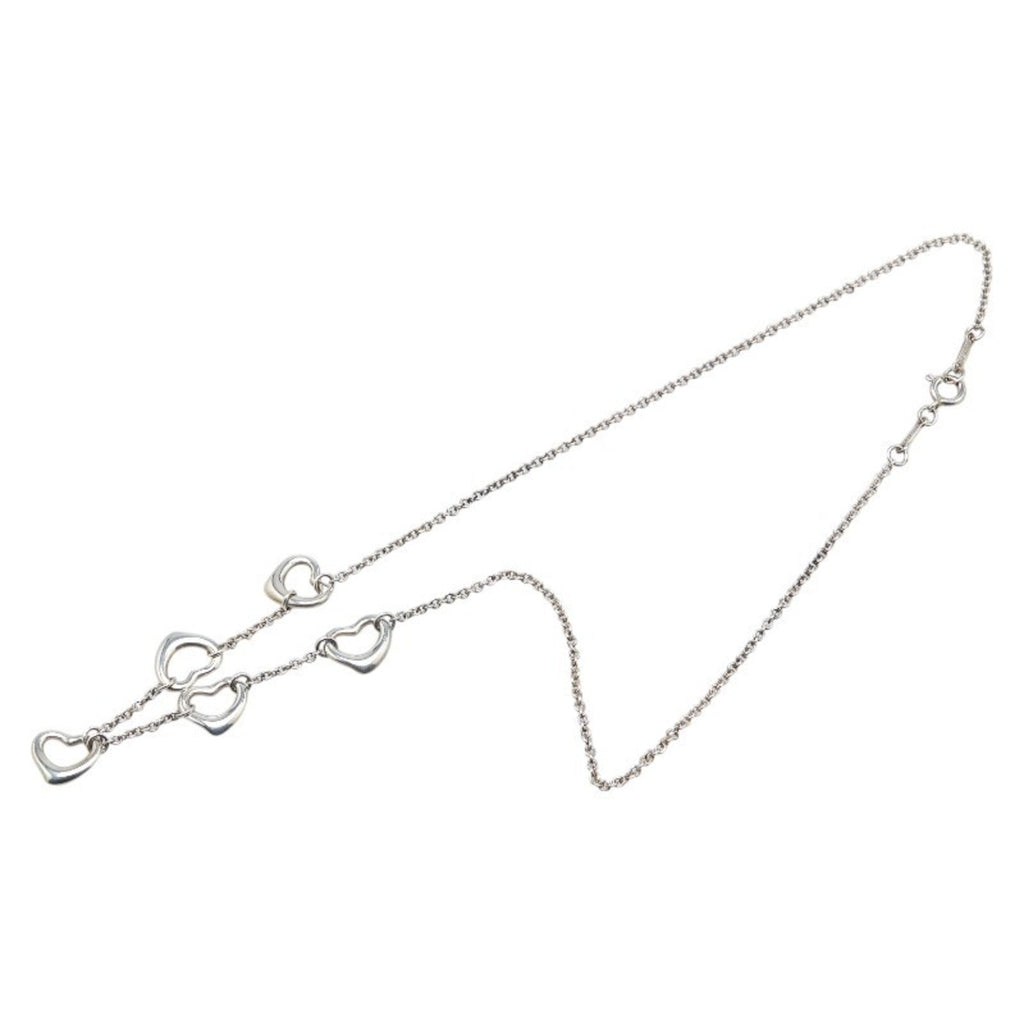 Open Heart Pendant Necklace Sterling Silver 9.7mm