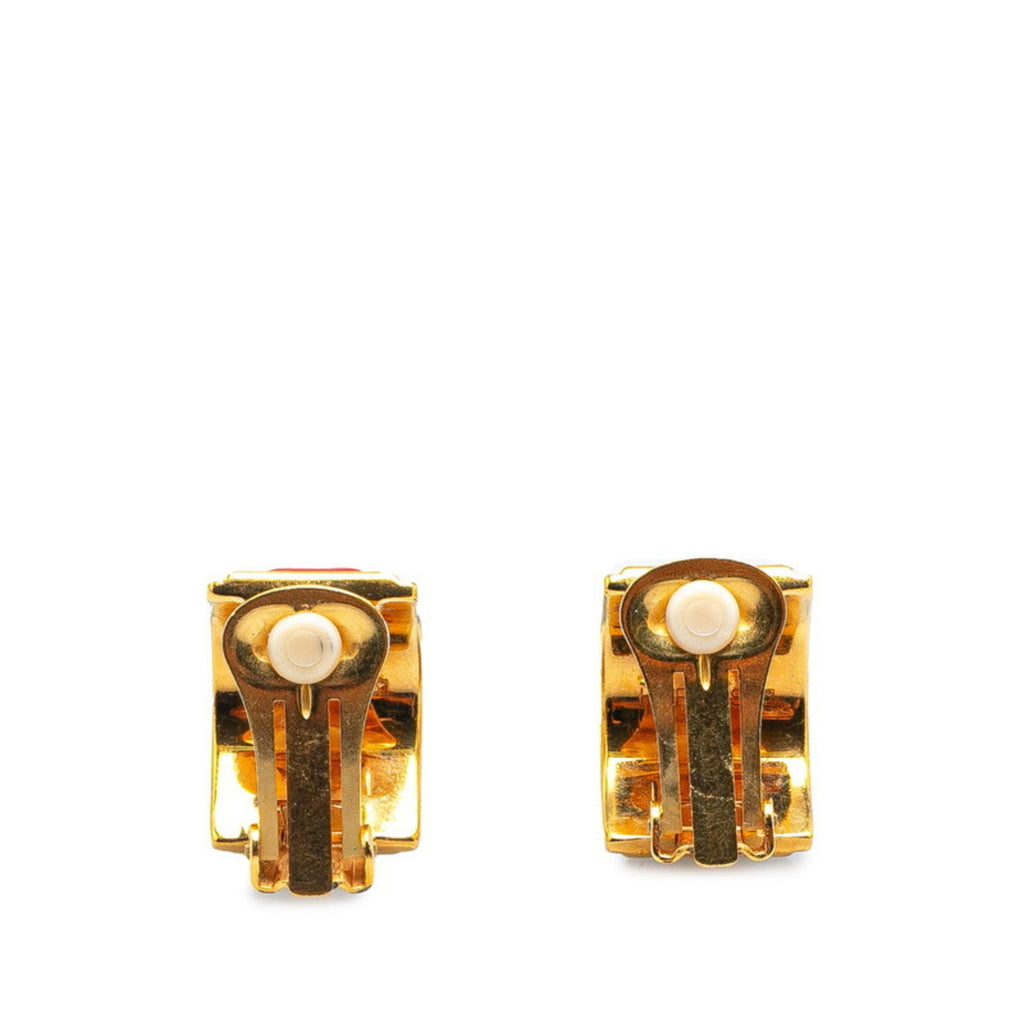 Earrings Gold-Tone Metal