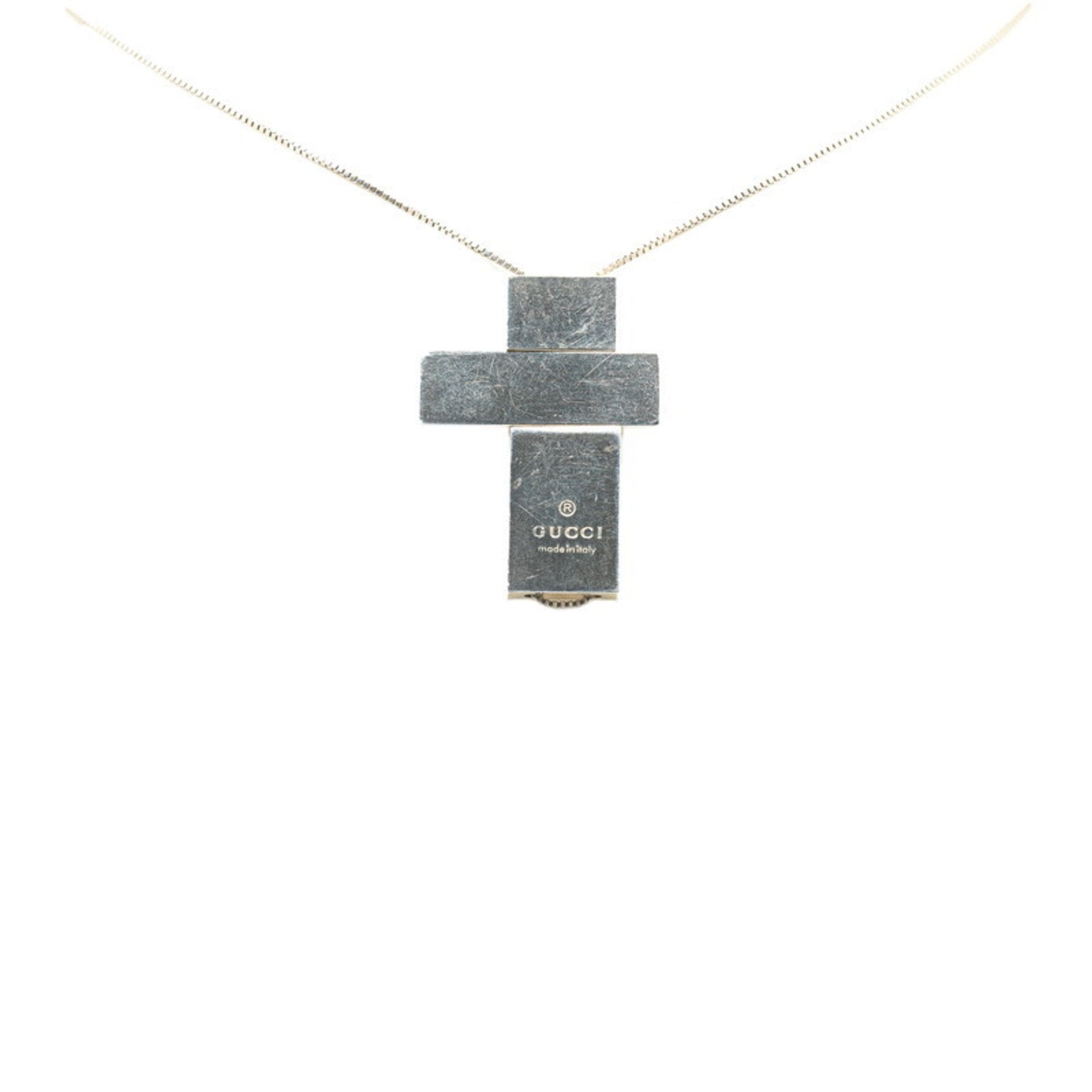 Separate Cross Pendant Necklace Sterling Silver