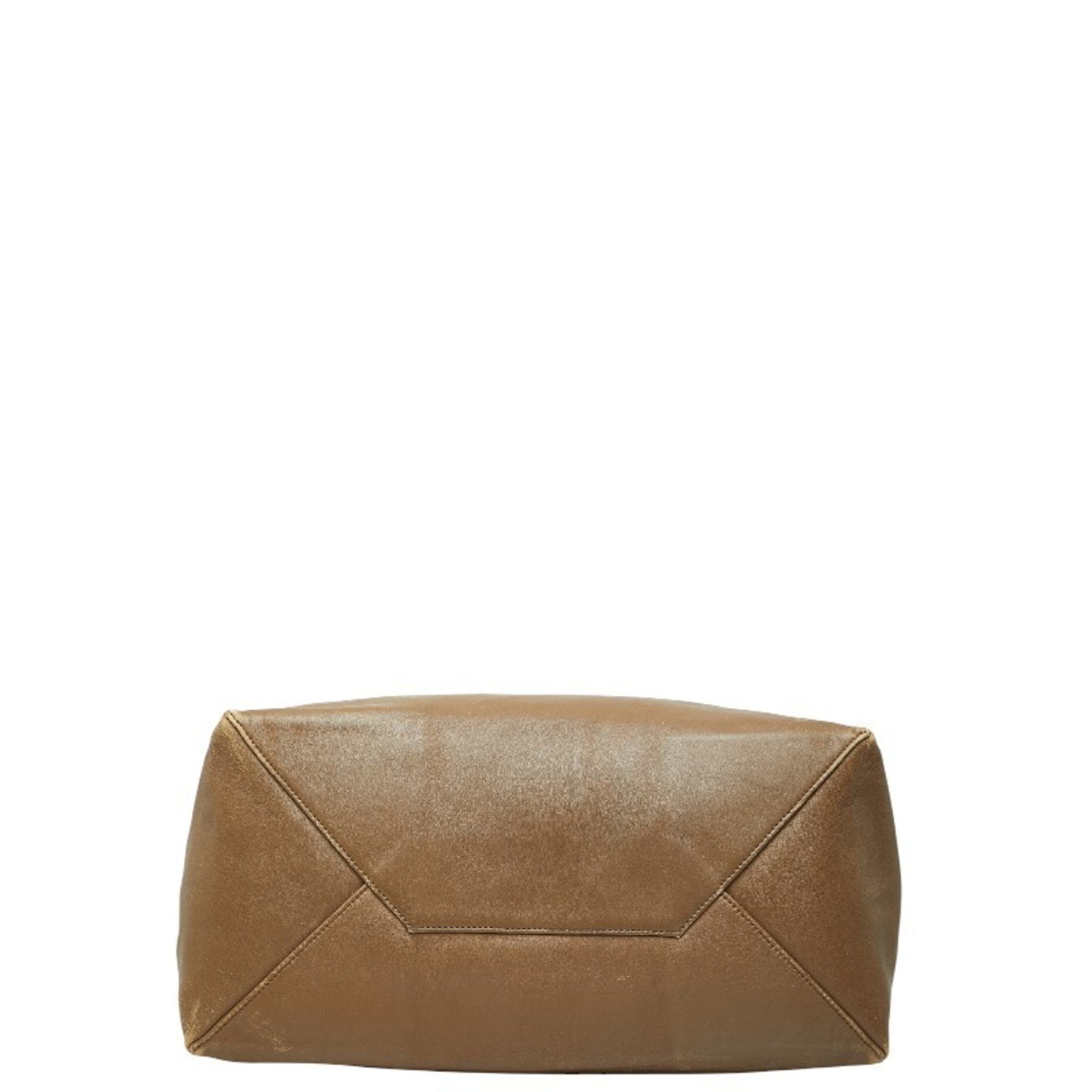 Horizontal Bi-Cabas Tote Leather Large