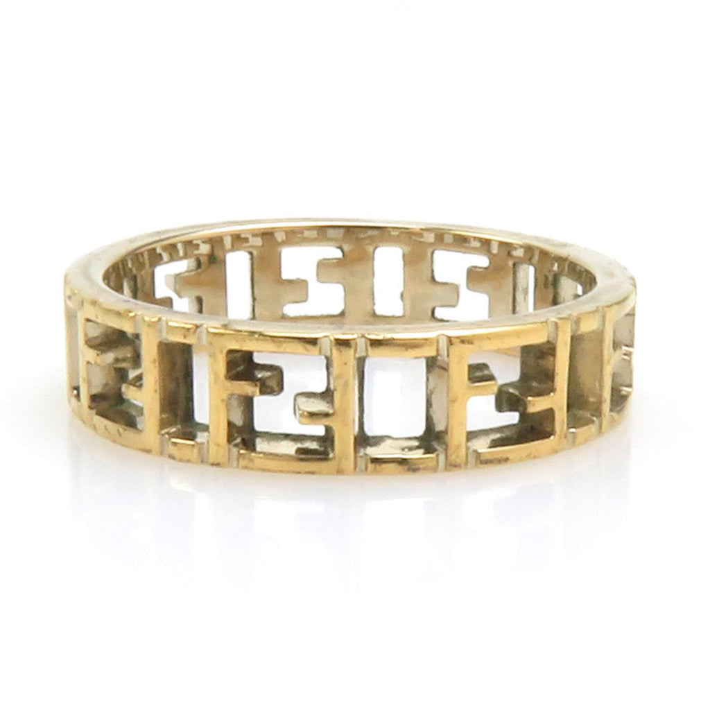 Ring Set Of Two Metal Gold And Silver