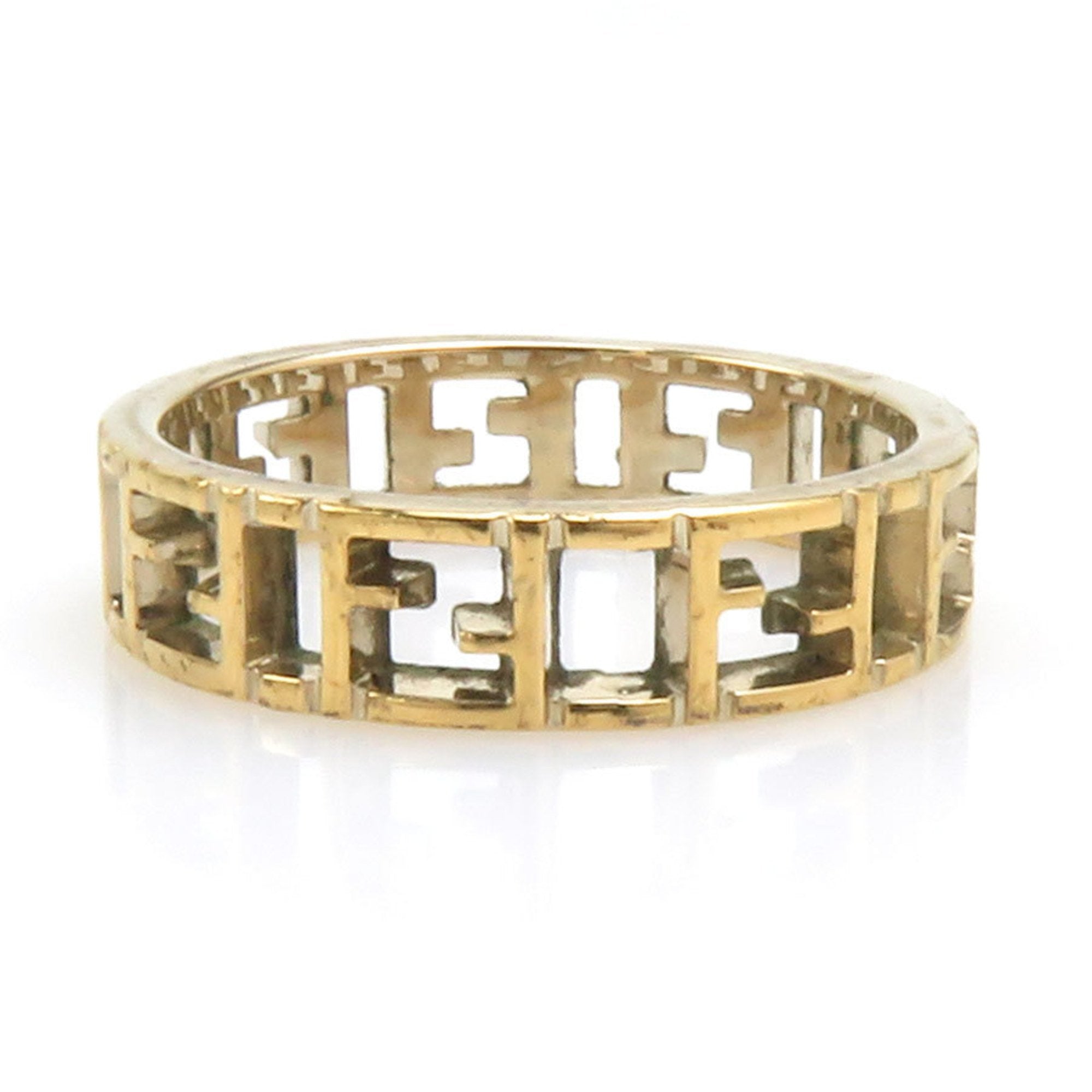 Ring Set Of Two Metal Gold And Silver