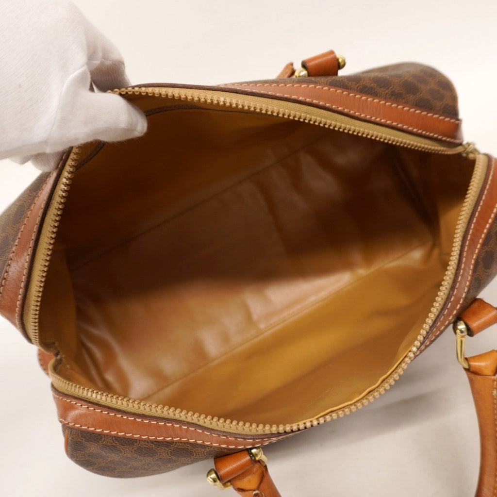 Vintage Duffle Bag Macadam Coated Canvas Medium