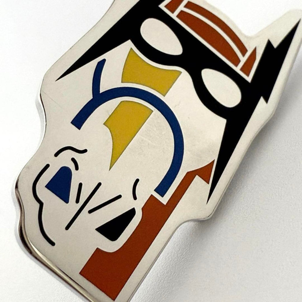 Pin Badge Brooch Metal Cheval Maske