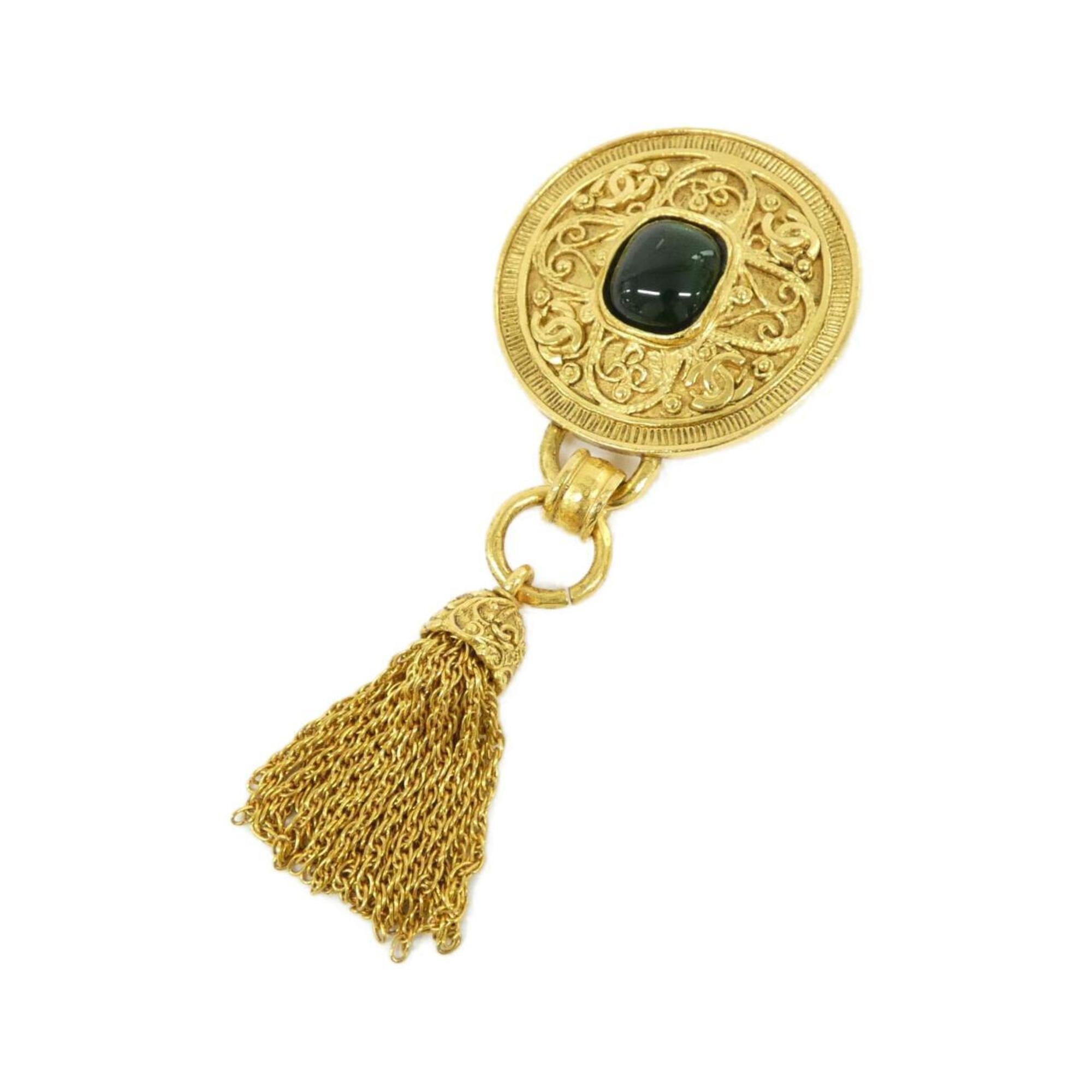 Brooch Gold and Green