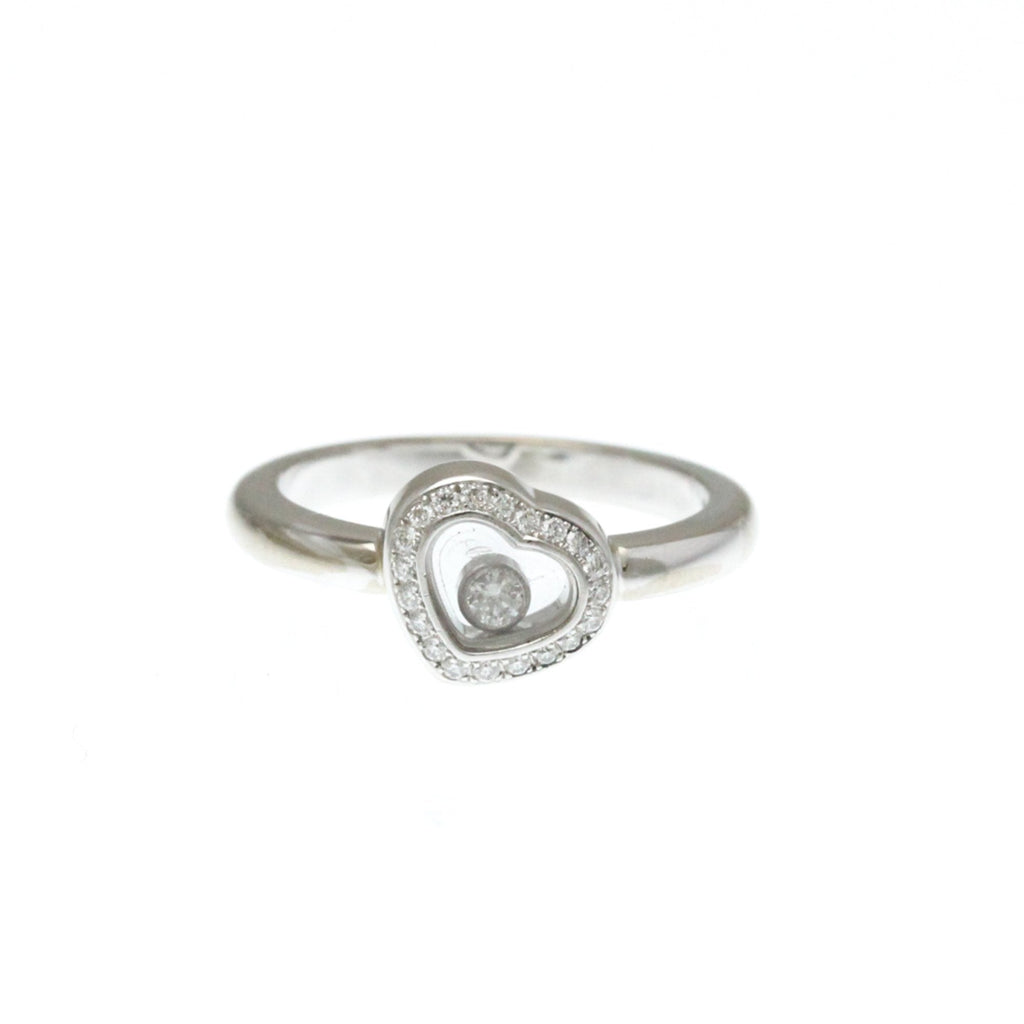 Band Ring 18K White Gold With Diamond