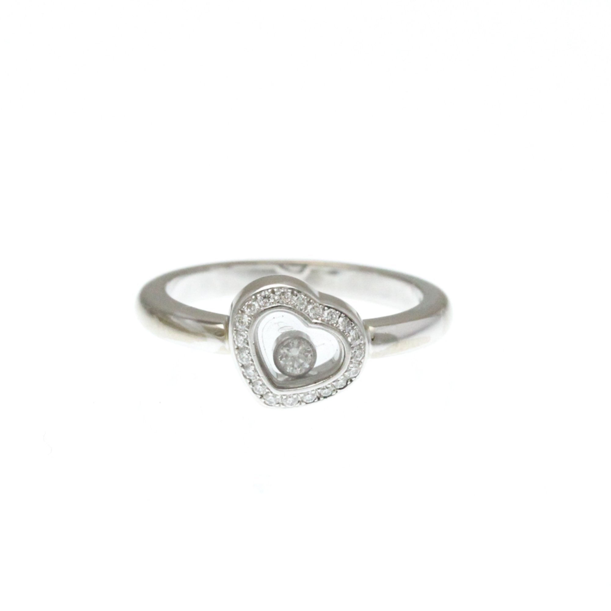 Band Ring 18K White Gold With Diamond