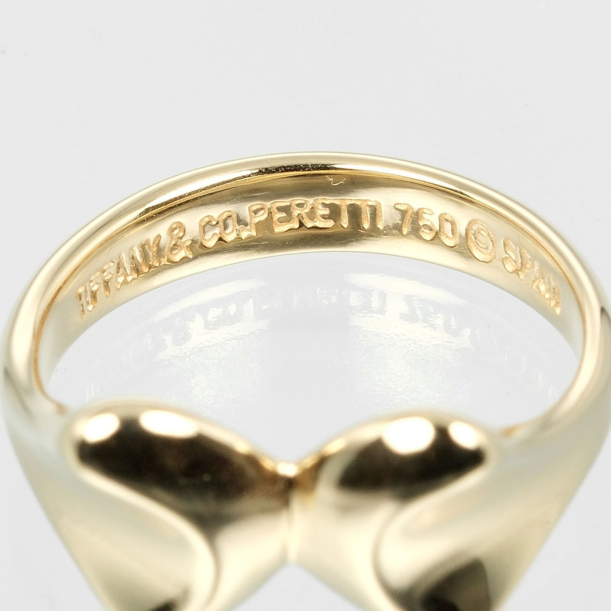 Ribbon Band Ring 18K Yellow Gold