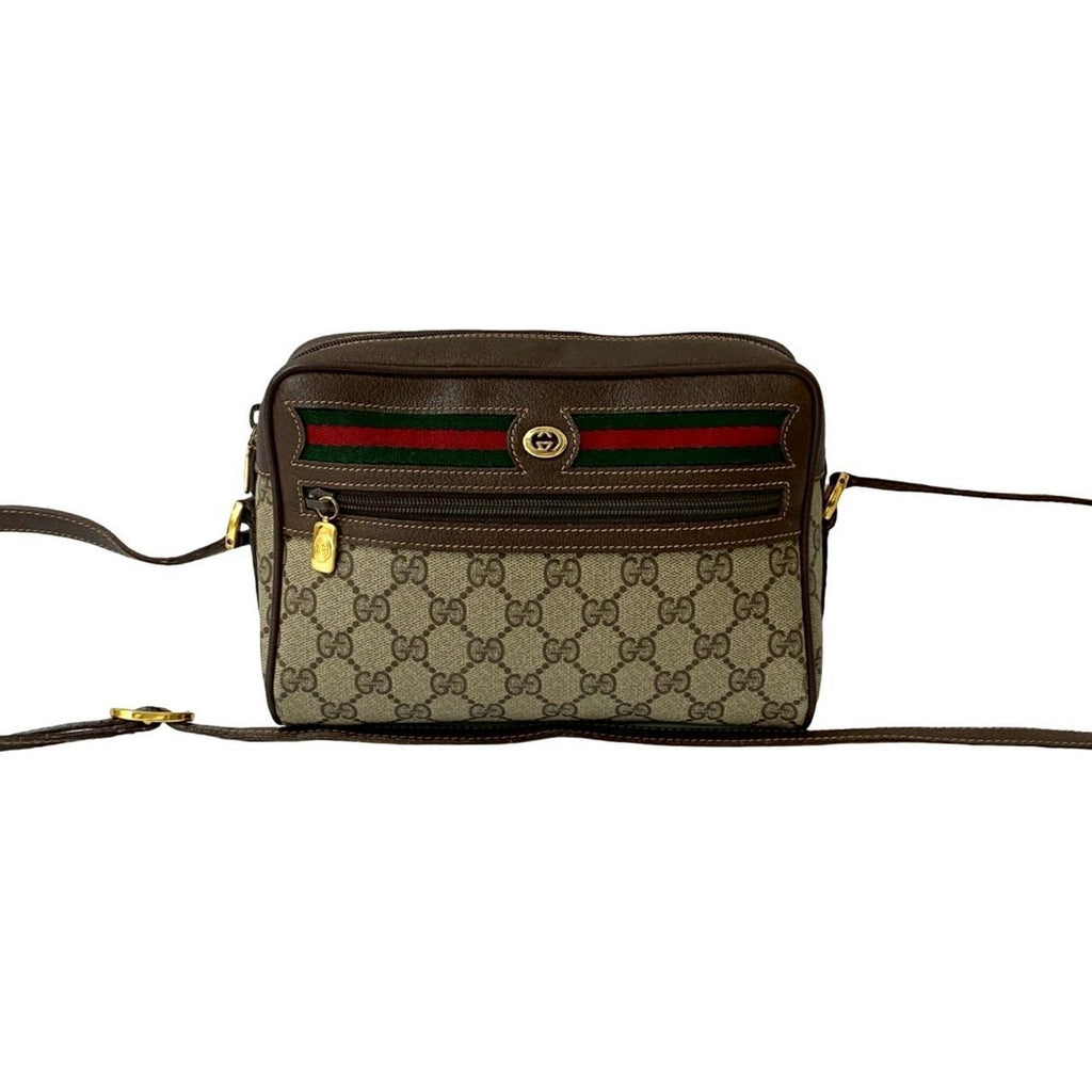 Ophidia Shoulder Bag GG Coated Canvas Small