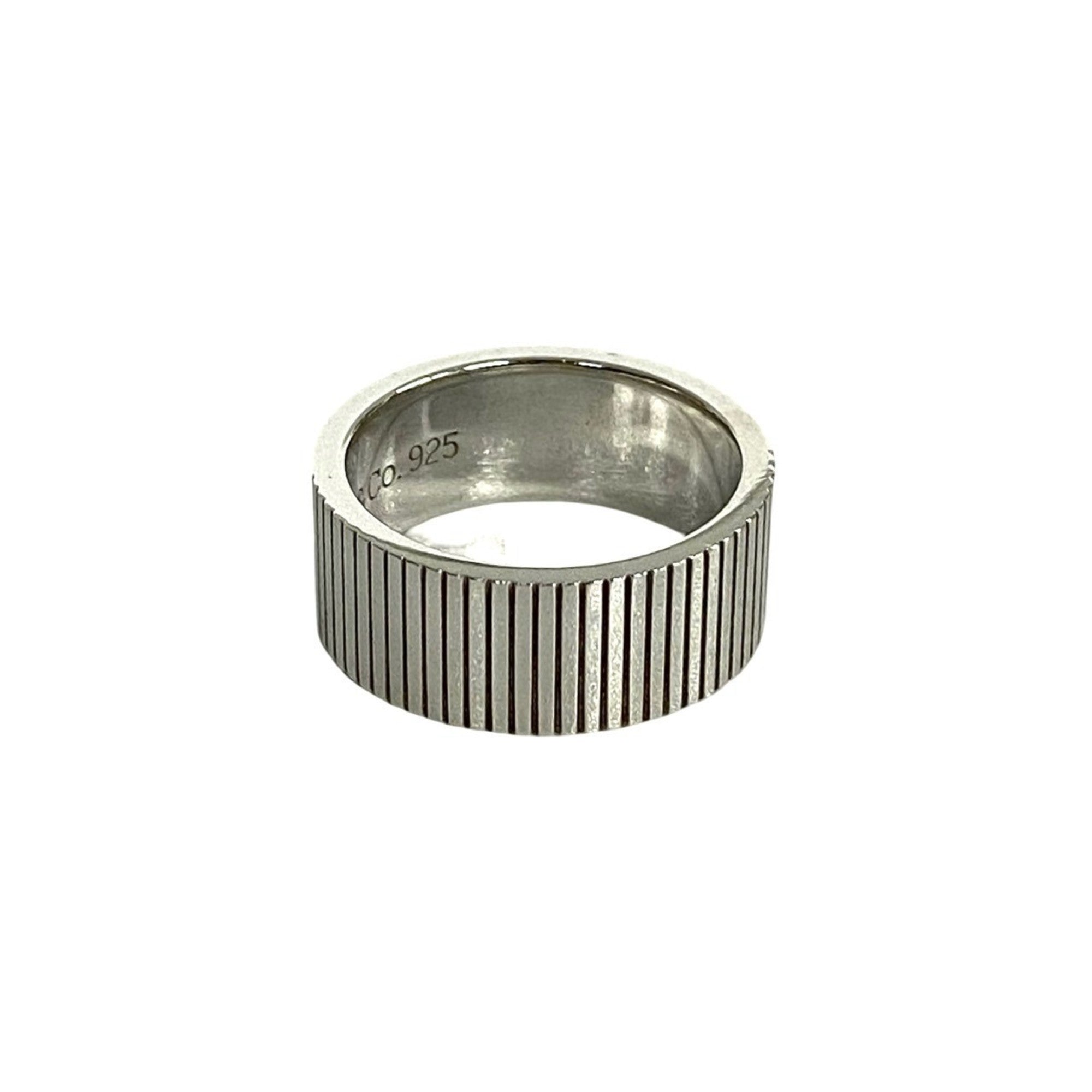Coin Edge Ring Sterling Silver