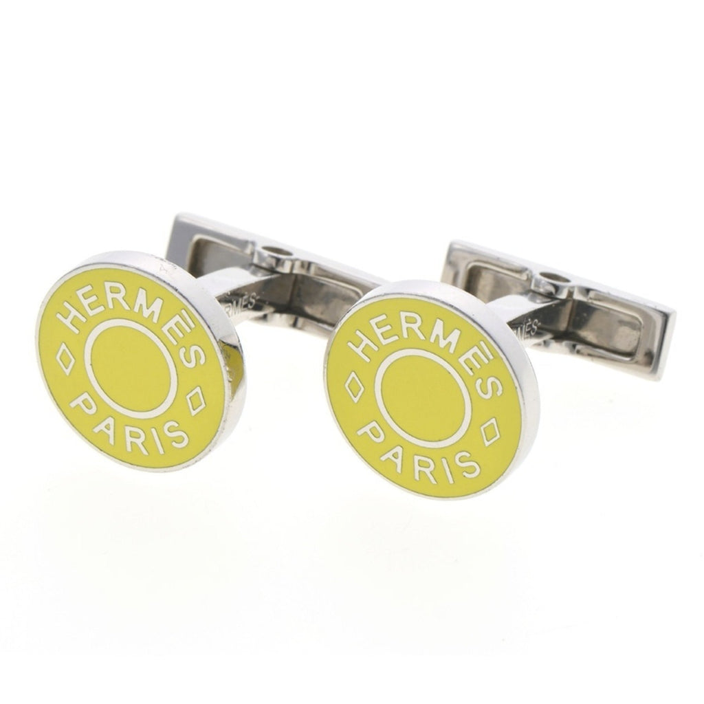 Ricor 2 Serie Cufflinks Metal Silver and Yellow Bracelet
