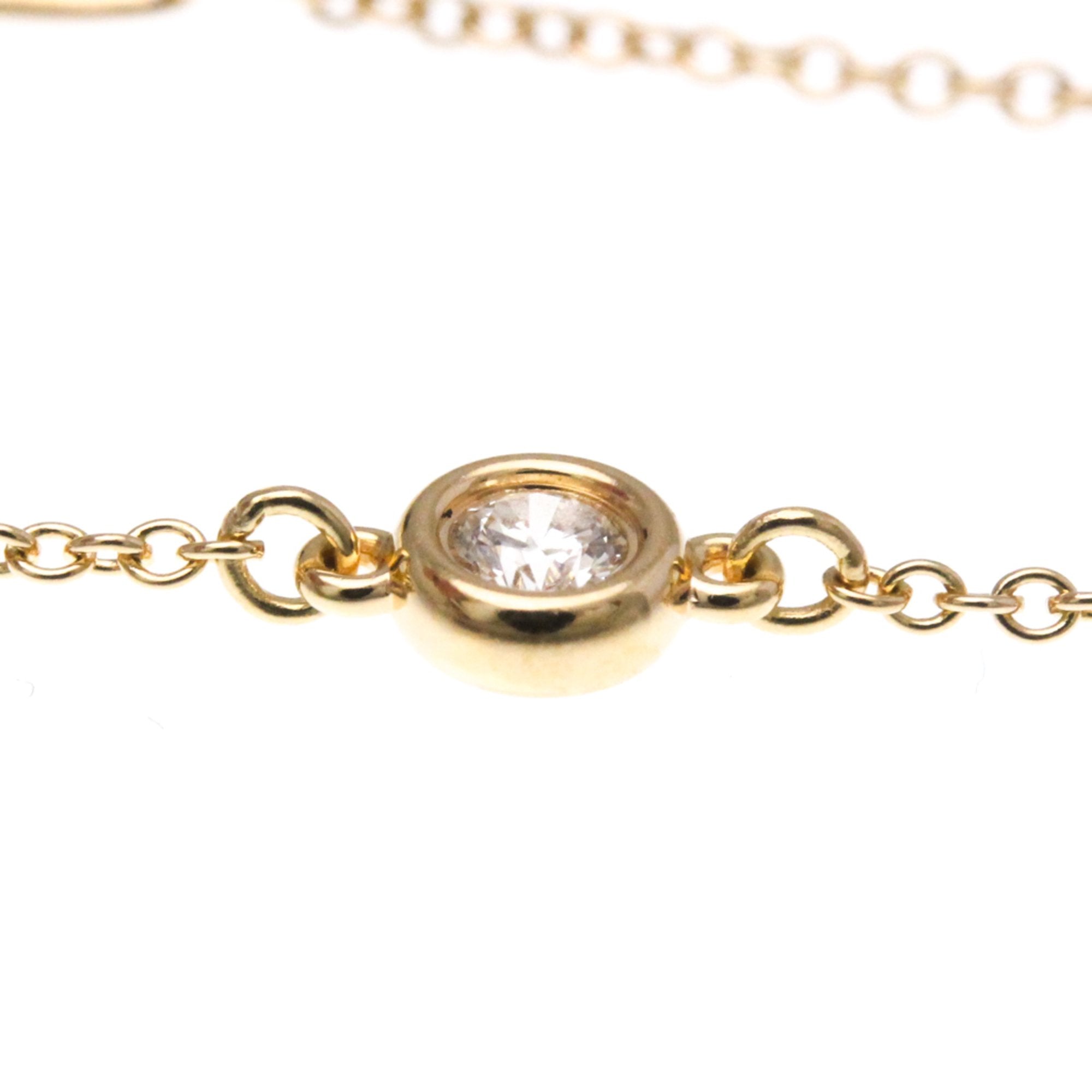 Elsa Peretti Diamonds By The Yard Pendant Necklace 18K Rose Gold and Diamond