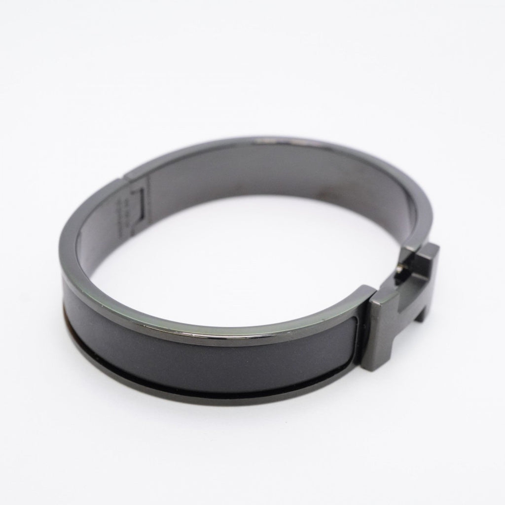 Click-Clack Bangle Metal Black Bracelet