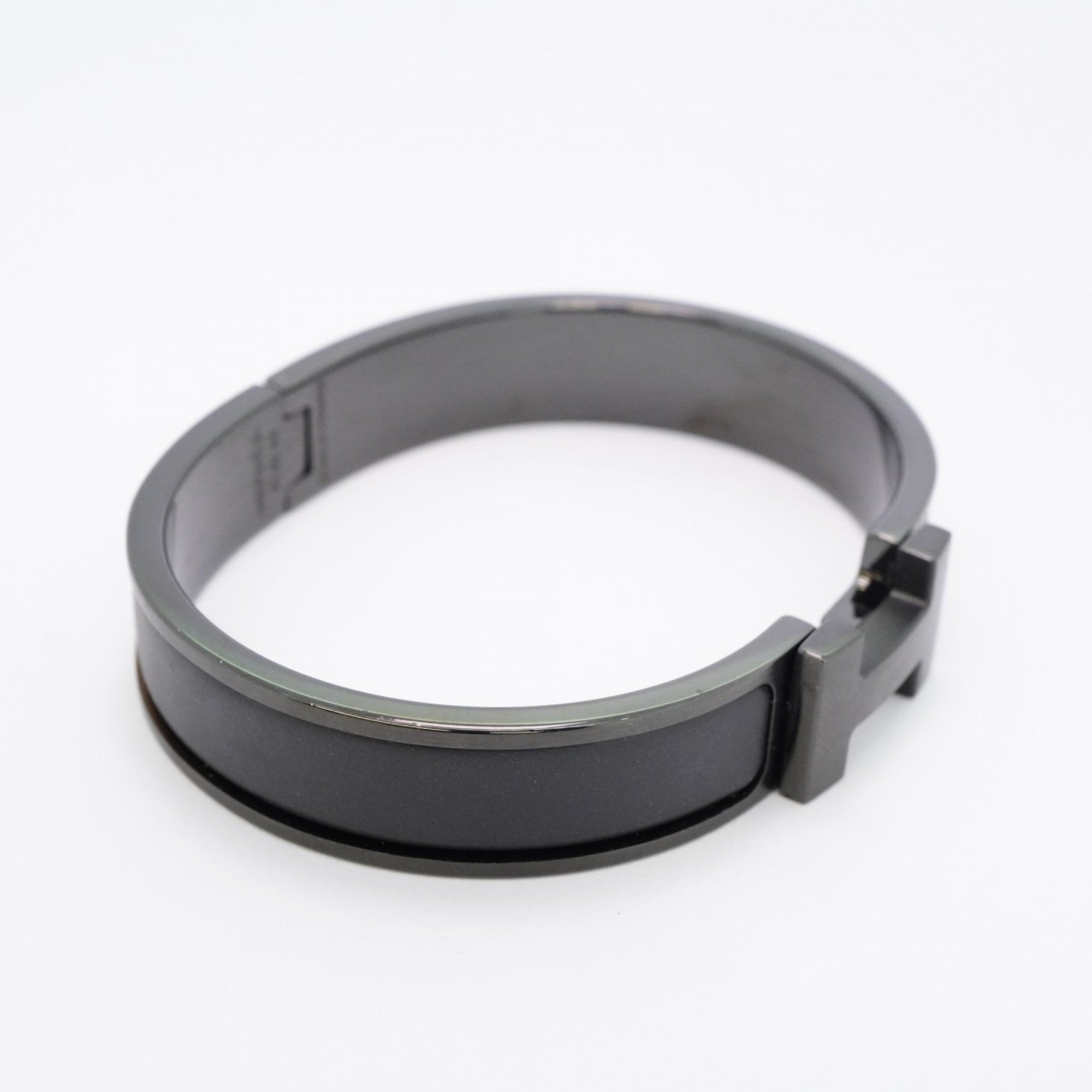 Click-Clack Bangle Metal Black Bracelet