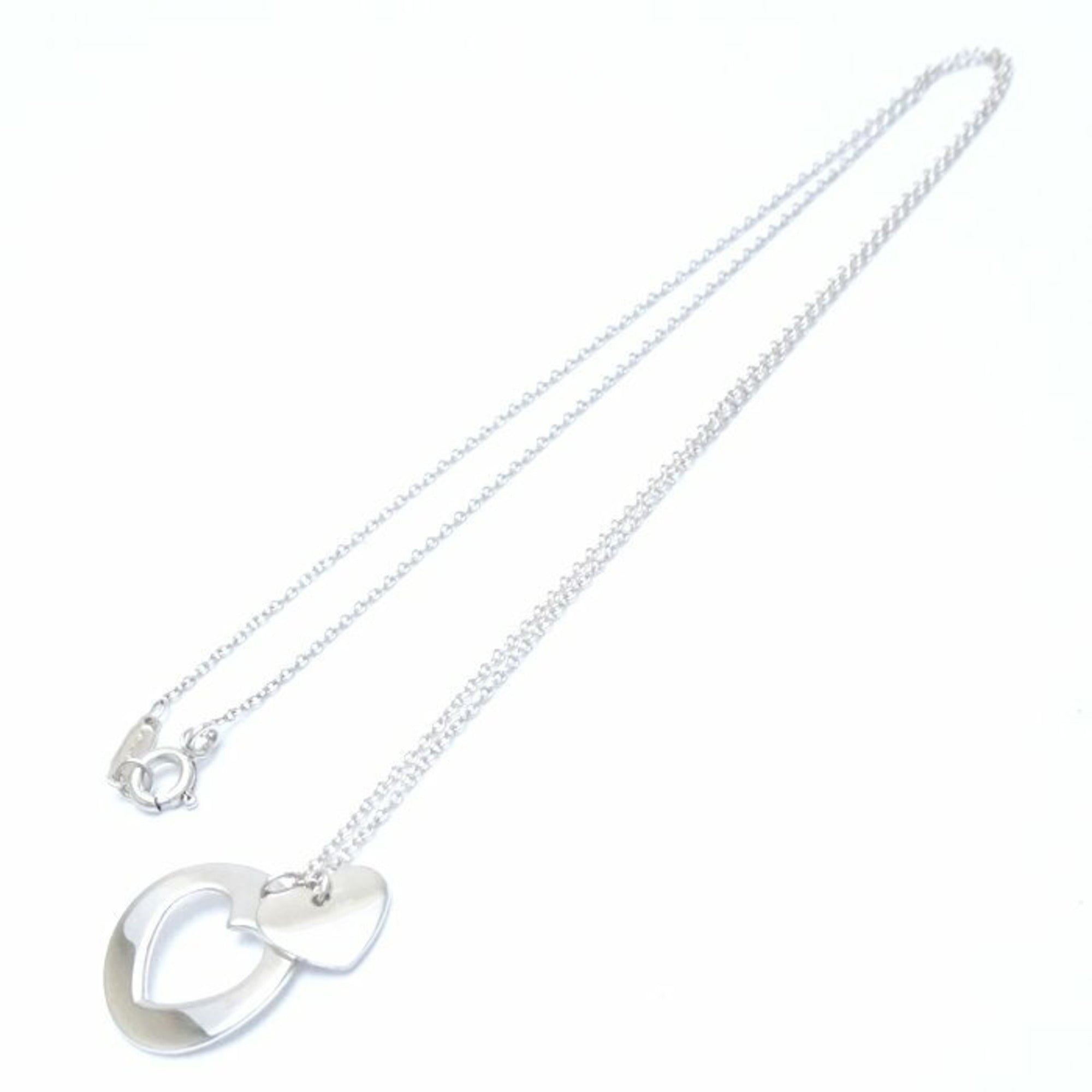 Heart Pendant Necklace Sterling Silver