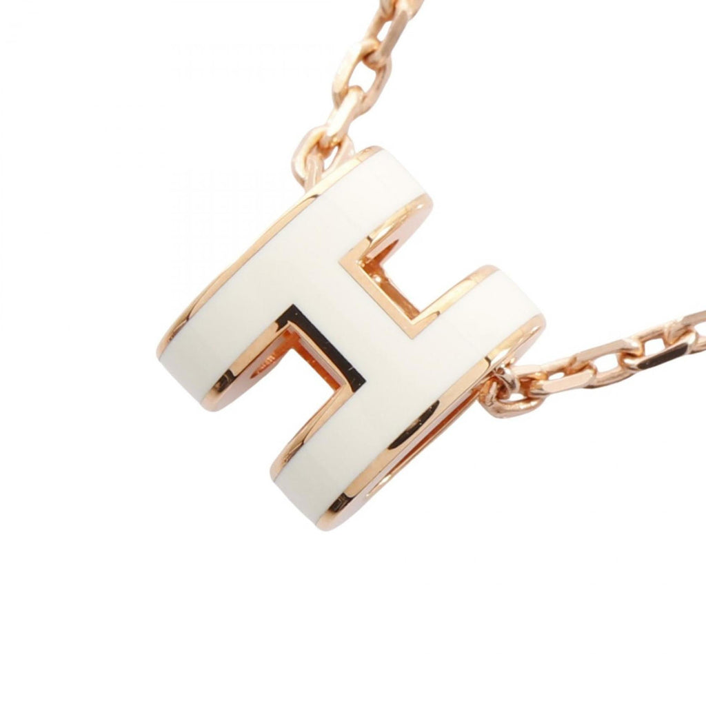 Pop H Pendant Necklace Gold-Tone Metal