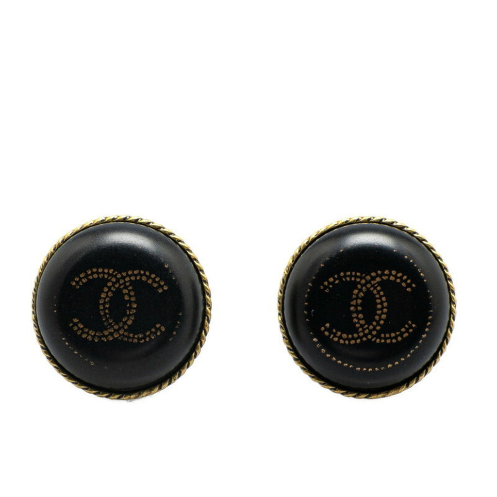 CC Logo Clip-On Earrings Metal