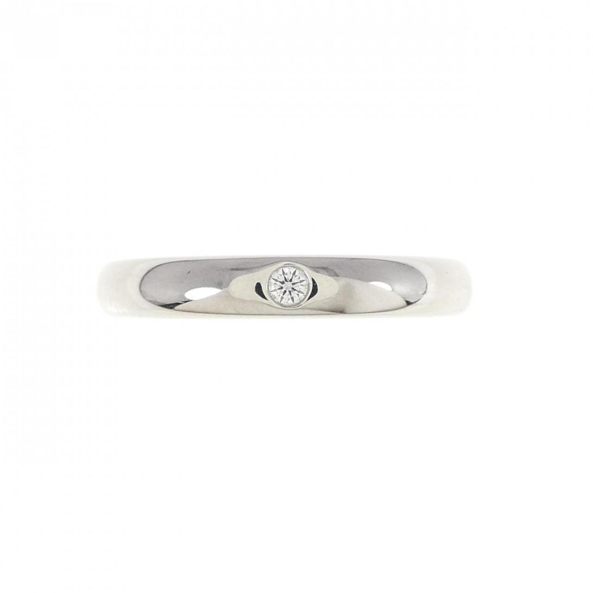 Stacking Band Ring with Diamond