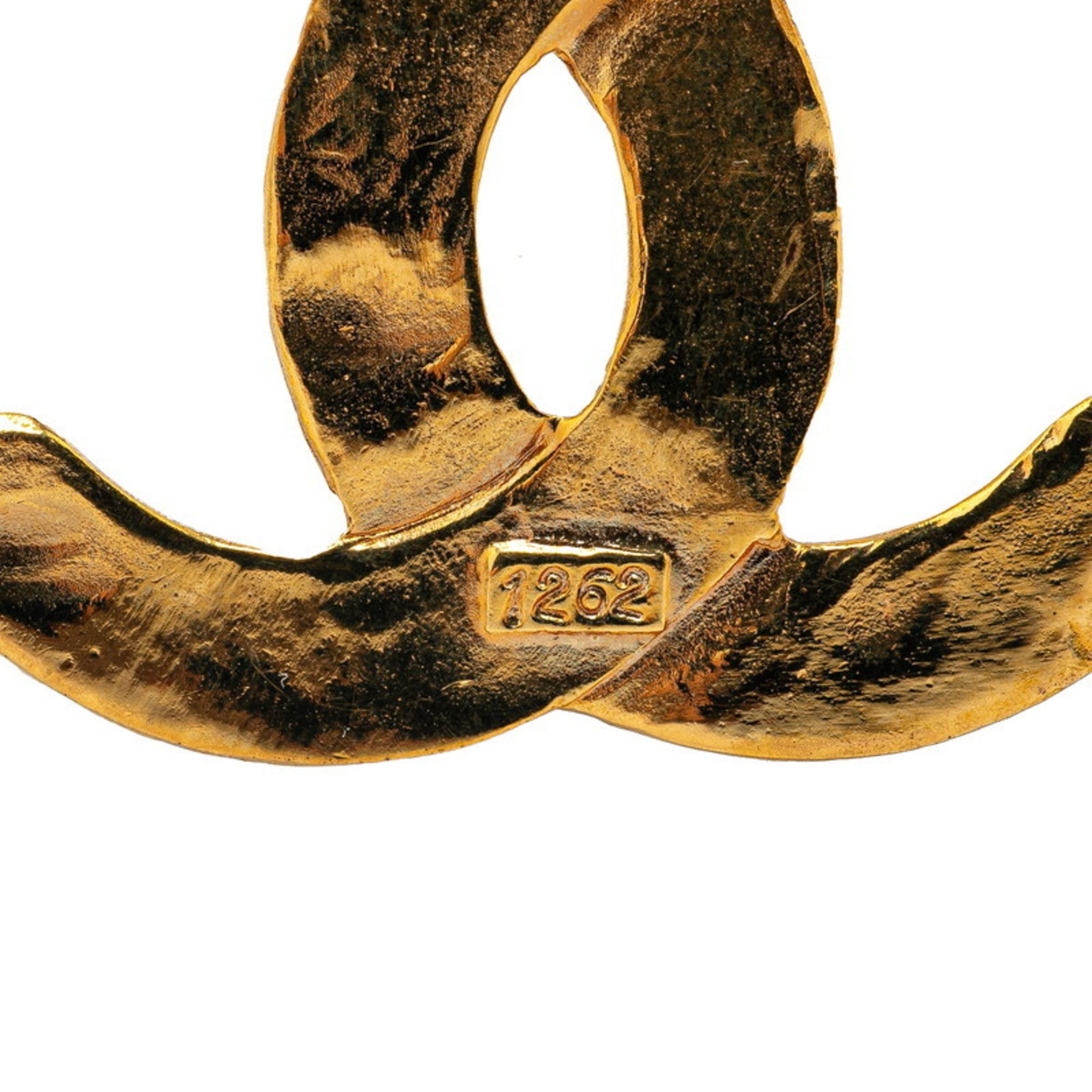 CC Logo Brooch Metal
