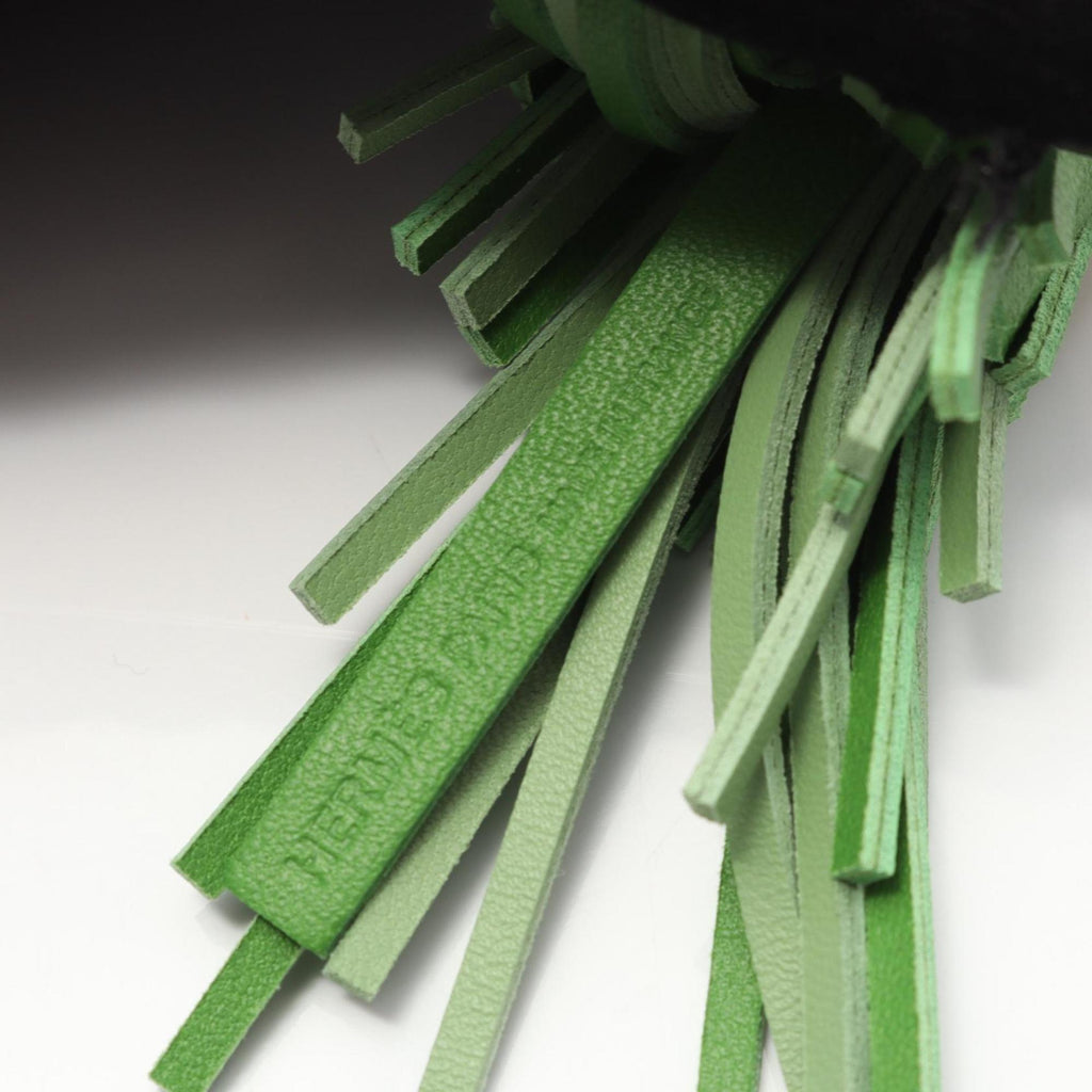 Charm Agneau Milo Leather and Epsom Leather and Swift Leather Blue Green Ivory Vert Handbag Charm