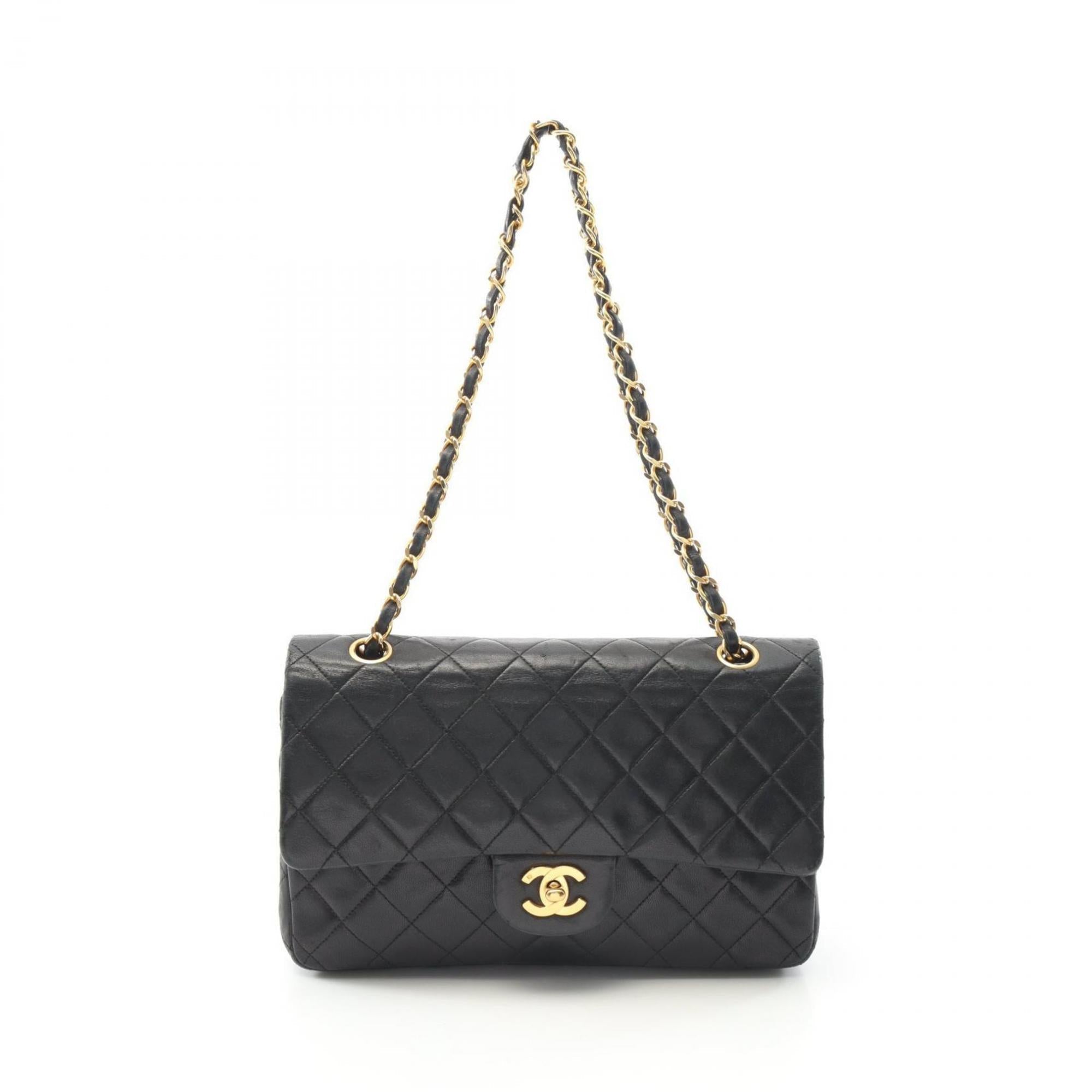 Vintage Classic Double Flap Bag Quilted Lambskin Medium