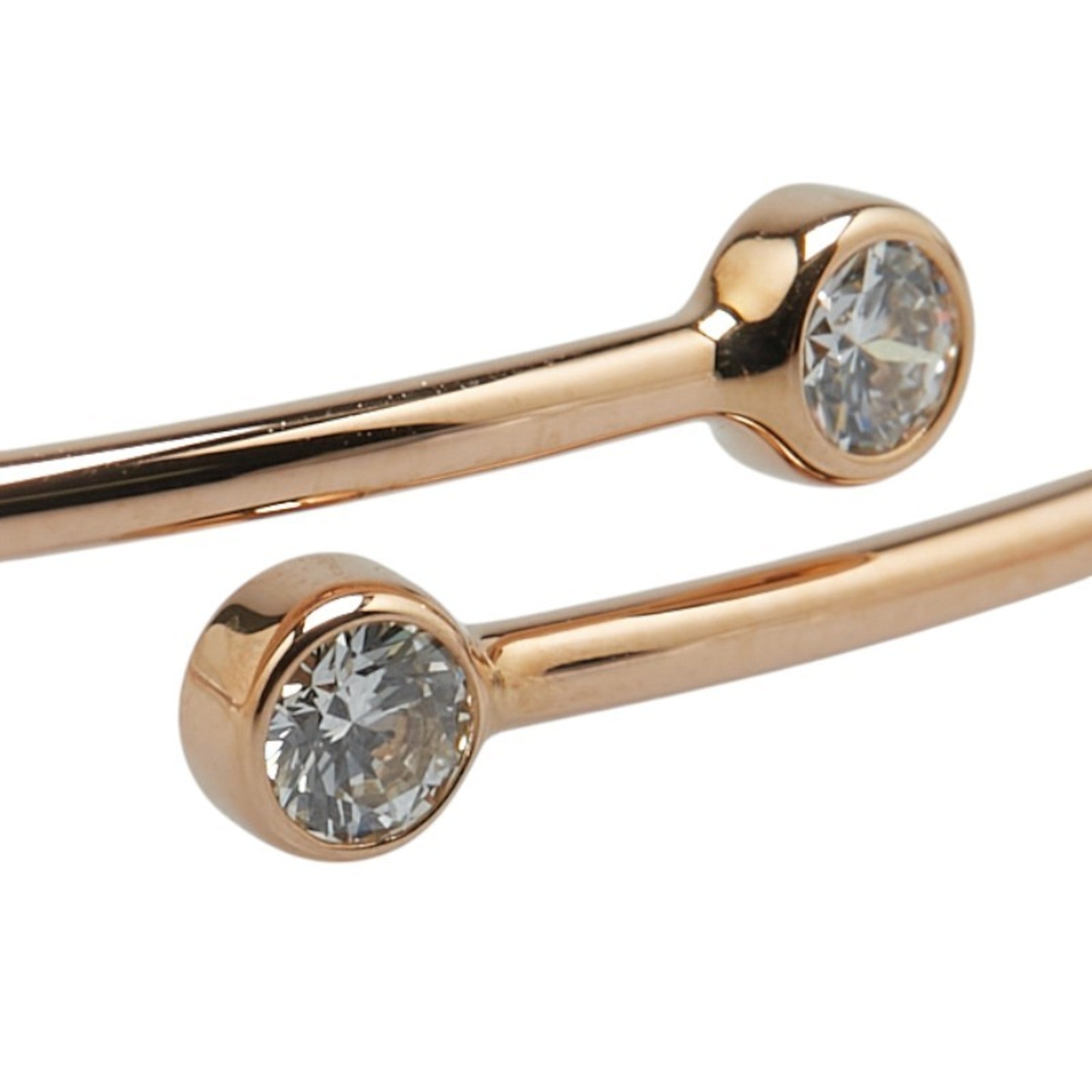 Bangle Bracelet 18K Rose Gold with Diamond