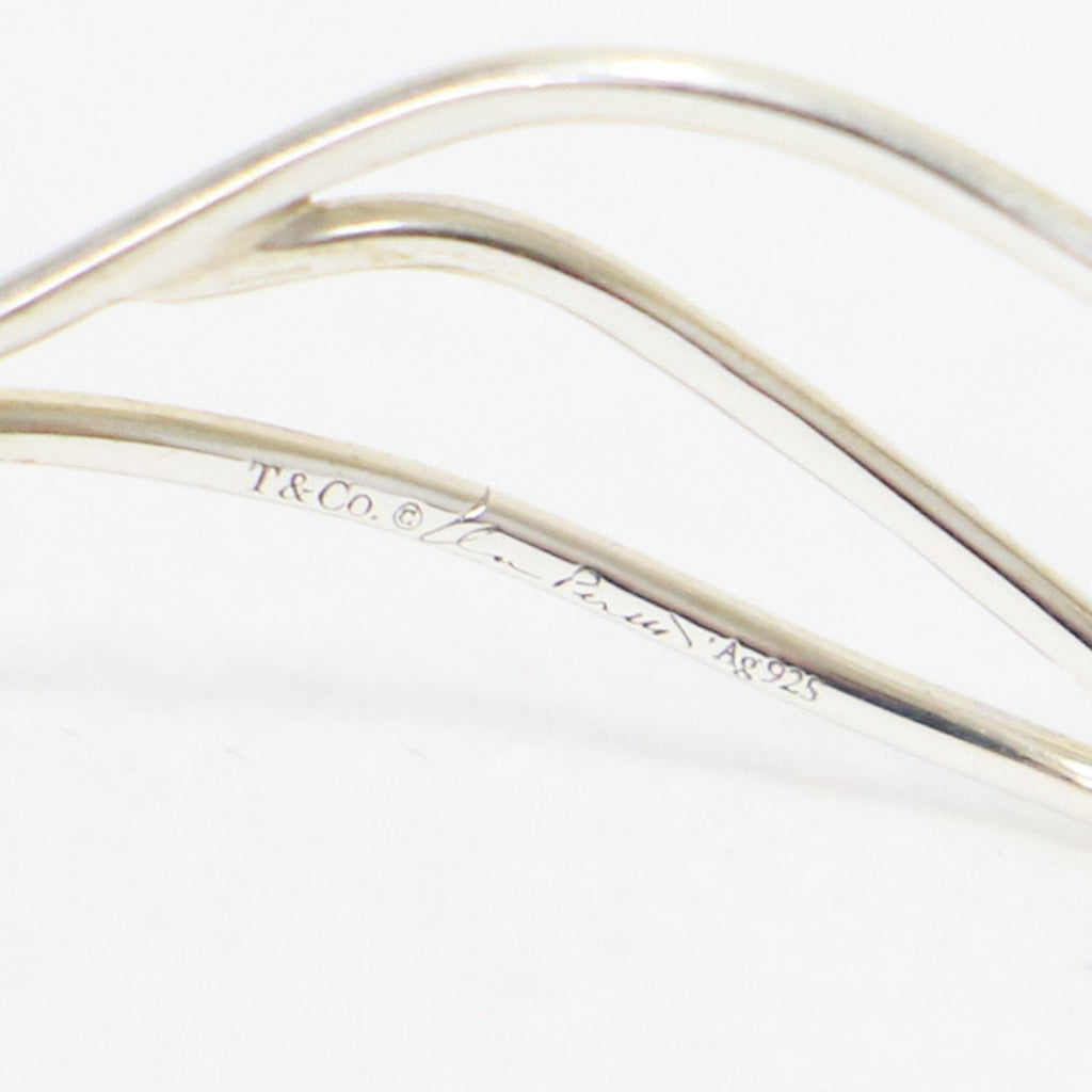Elsa Peretti Earrings Sterling Silver 50mm Sterling Silver