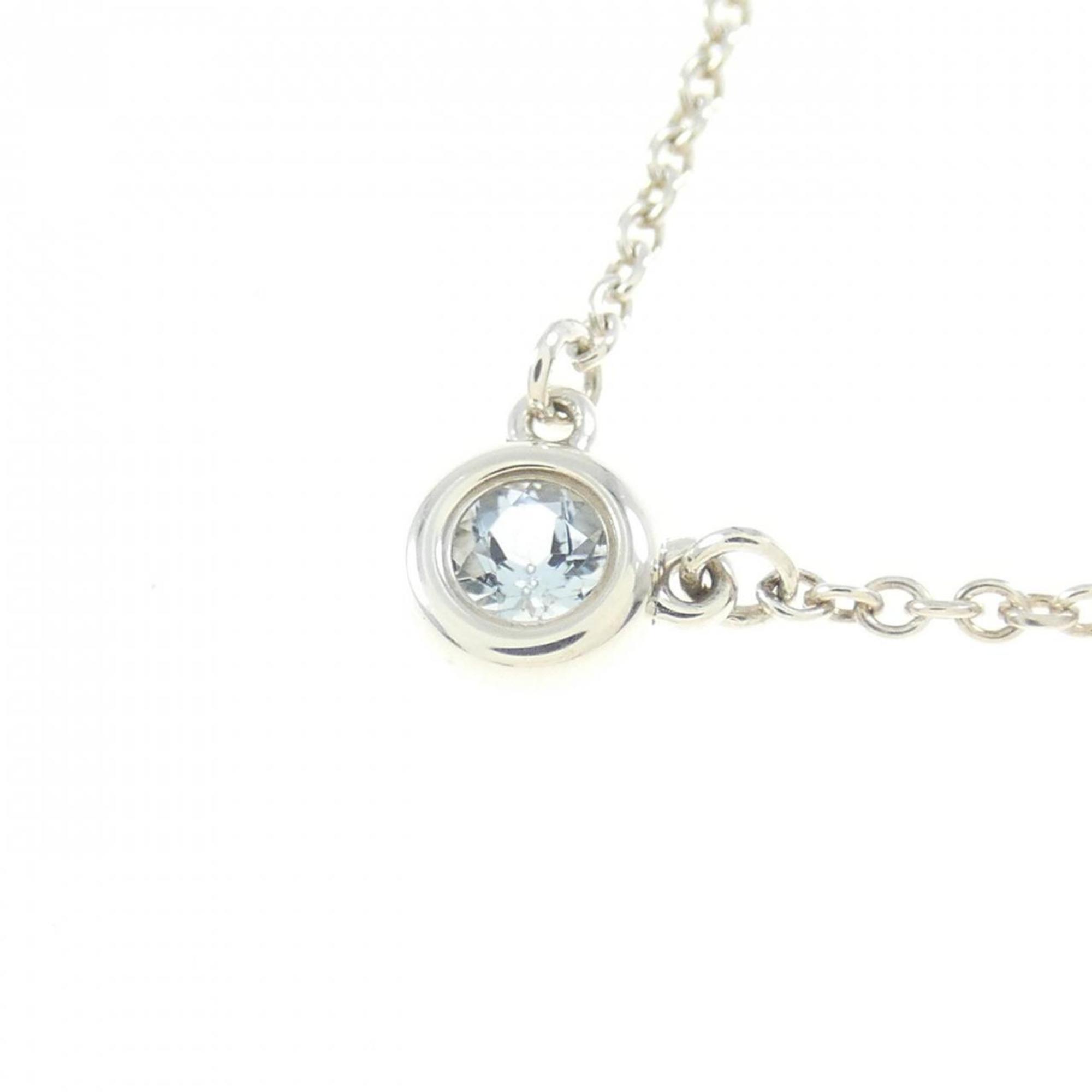 Elsa Peretti Diamonds By The Yard Pendant Necklace Sterling Silver