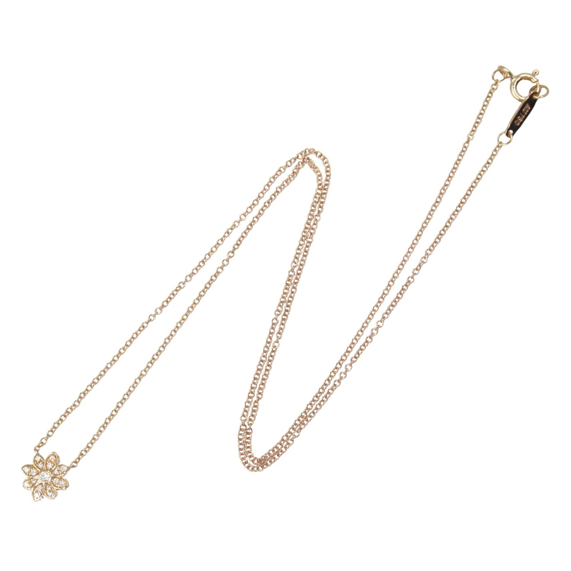 Pendant Necklace Rose Gold with Diamond