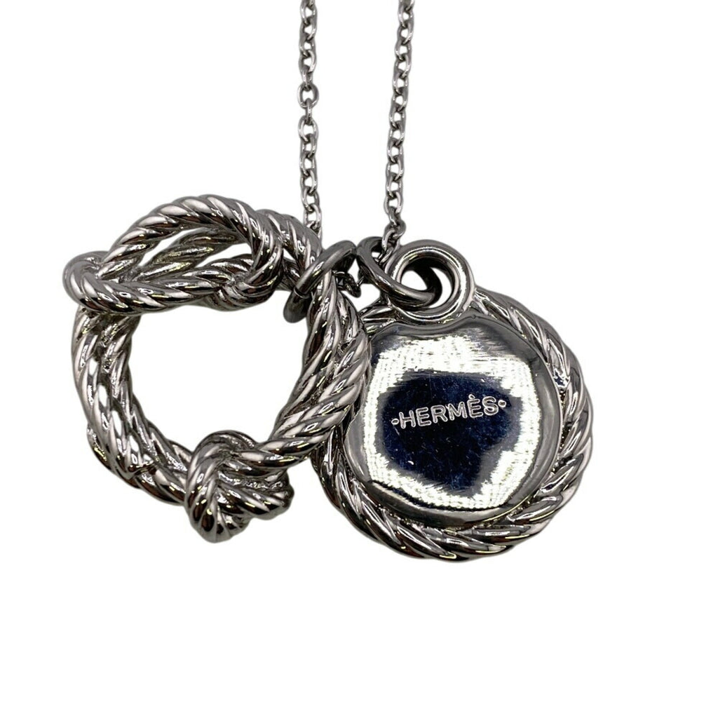 Cordage Rope Pendant Necklace Metal