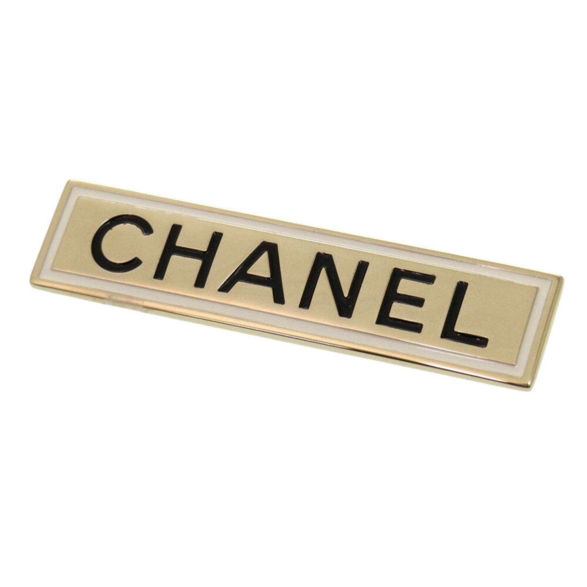 Plate Brooch Metal Gold